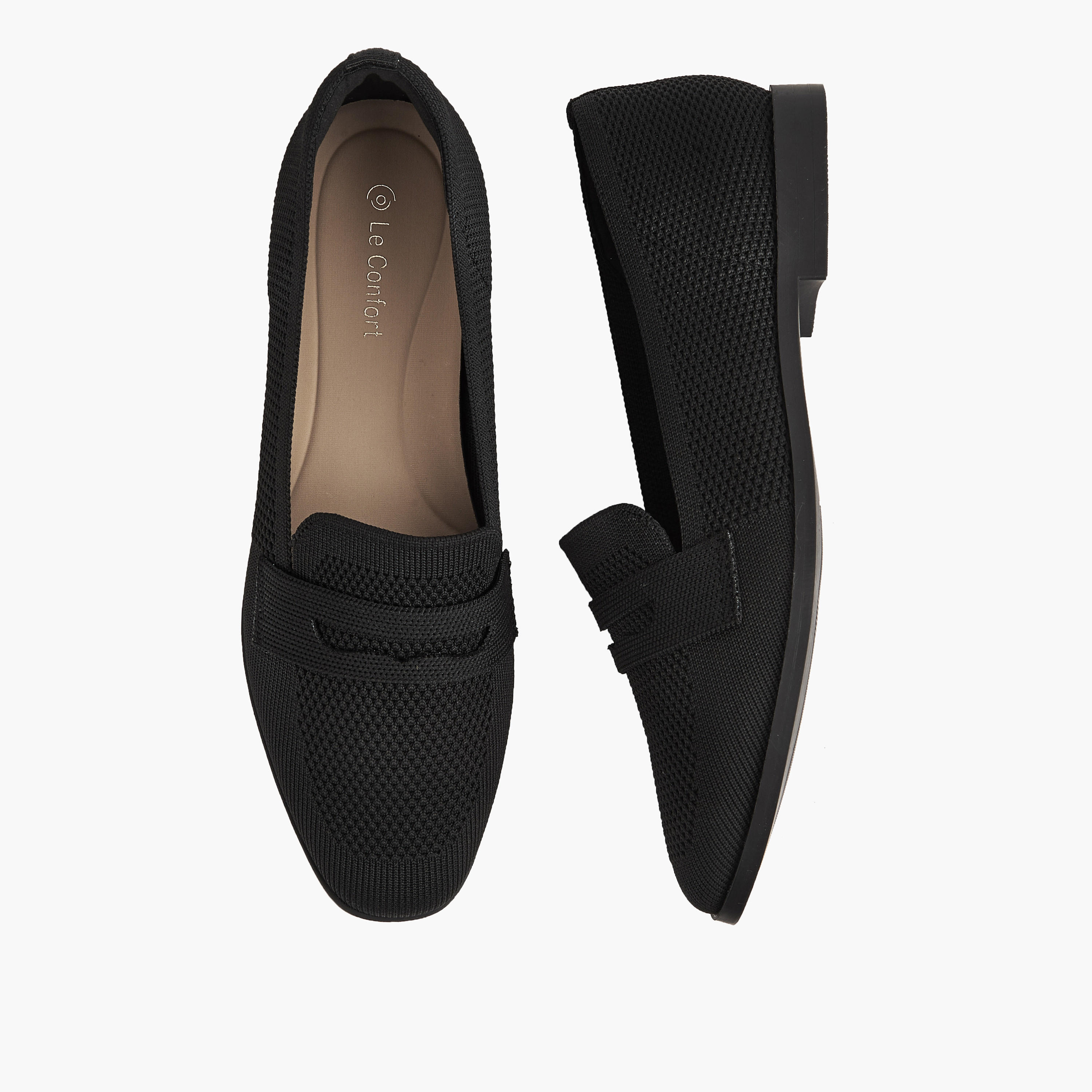 Le Confort Textured Slip-On Comfort Loafers-women-shoes-loafersandmoccasins-image-7