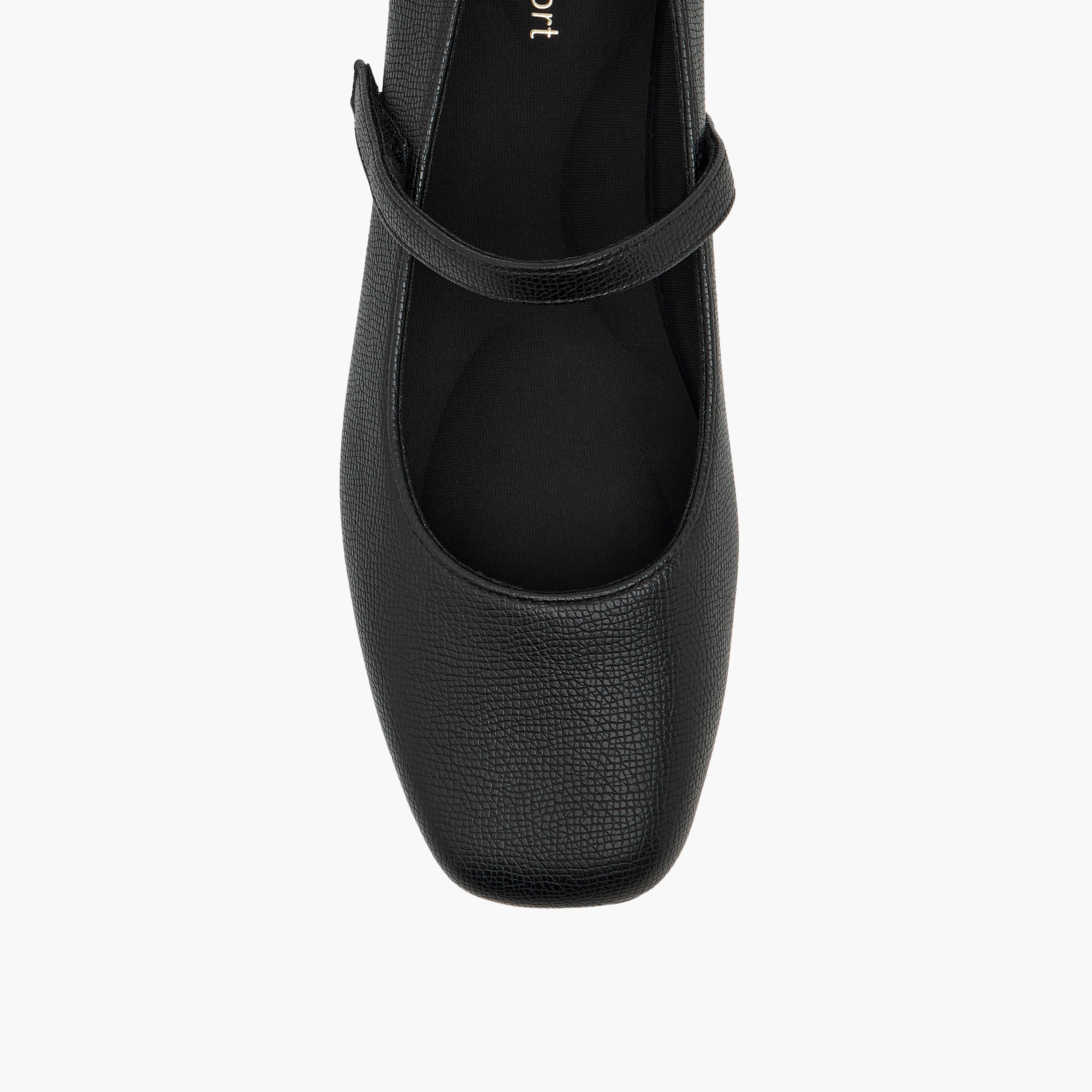 حذاء ماري جين بارز الملمس بشريط إغلاق من لو كونفورت-women-shoes-heels-image-4
