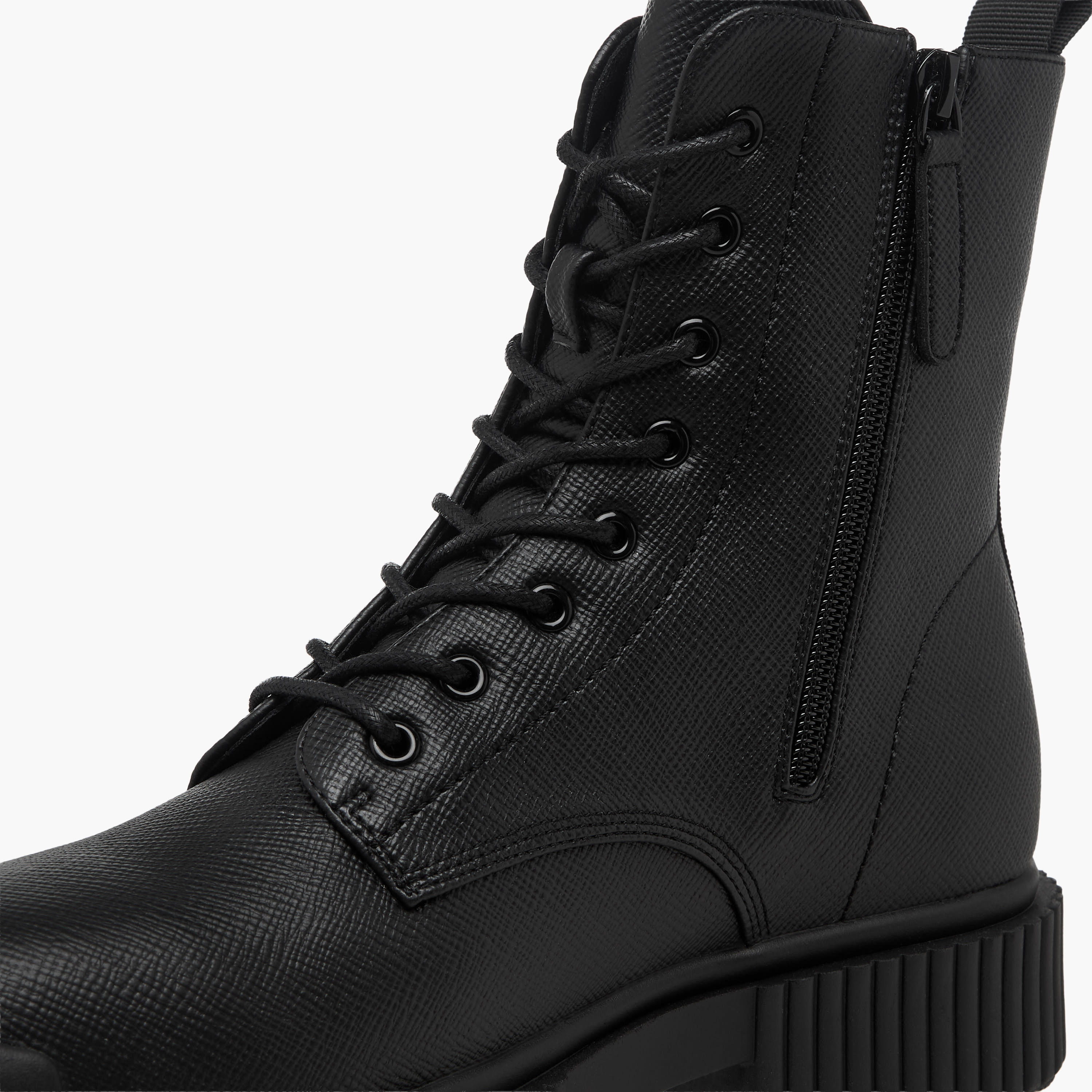 بوت شافت مرتفع بارز الملمس للنساء من ميسي-women-shoes-boots-image-6