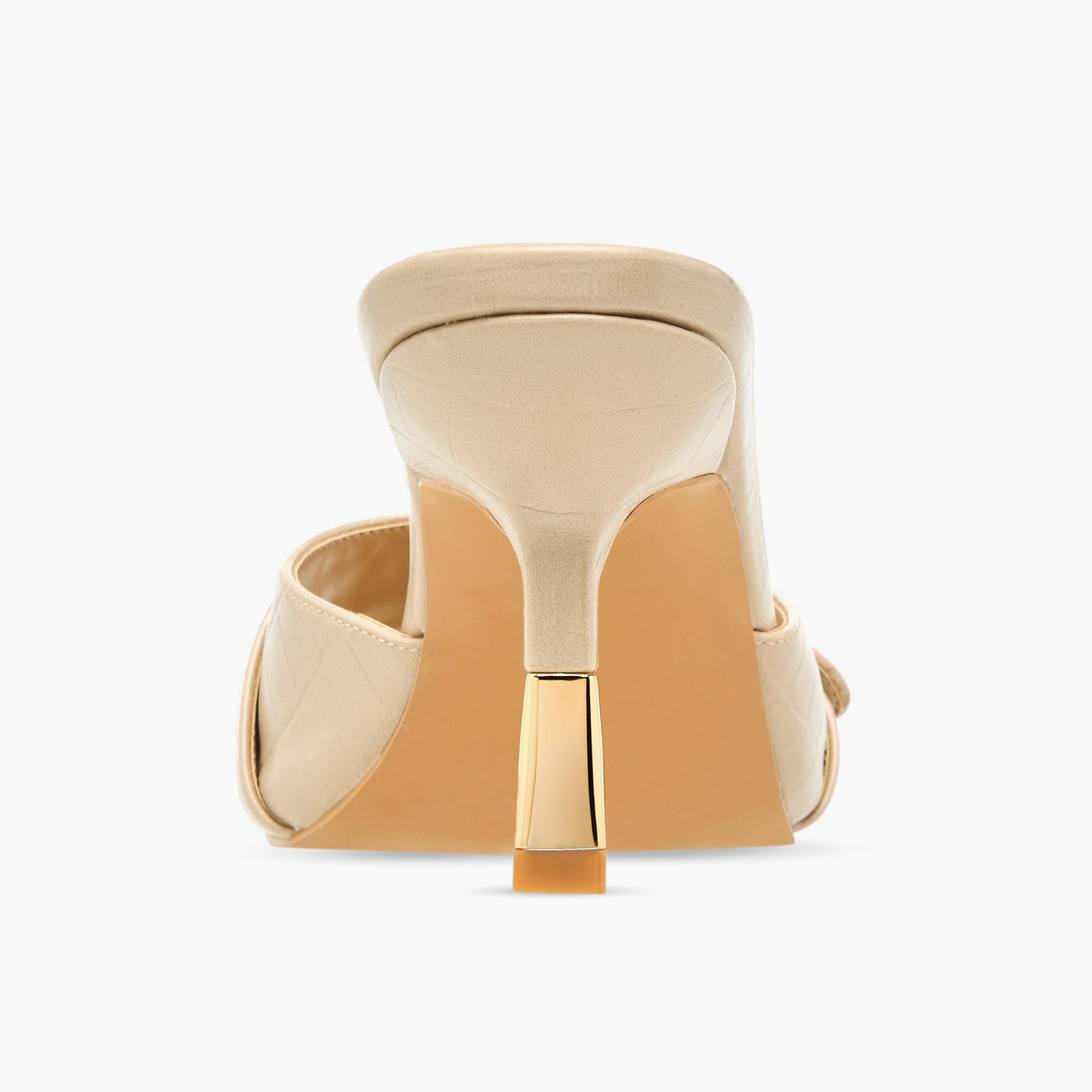 Flora Bella Women Buckle Detail Flared Heel Sandals-women-shoes-sandals-heeled-image-5