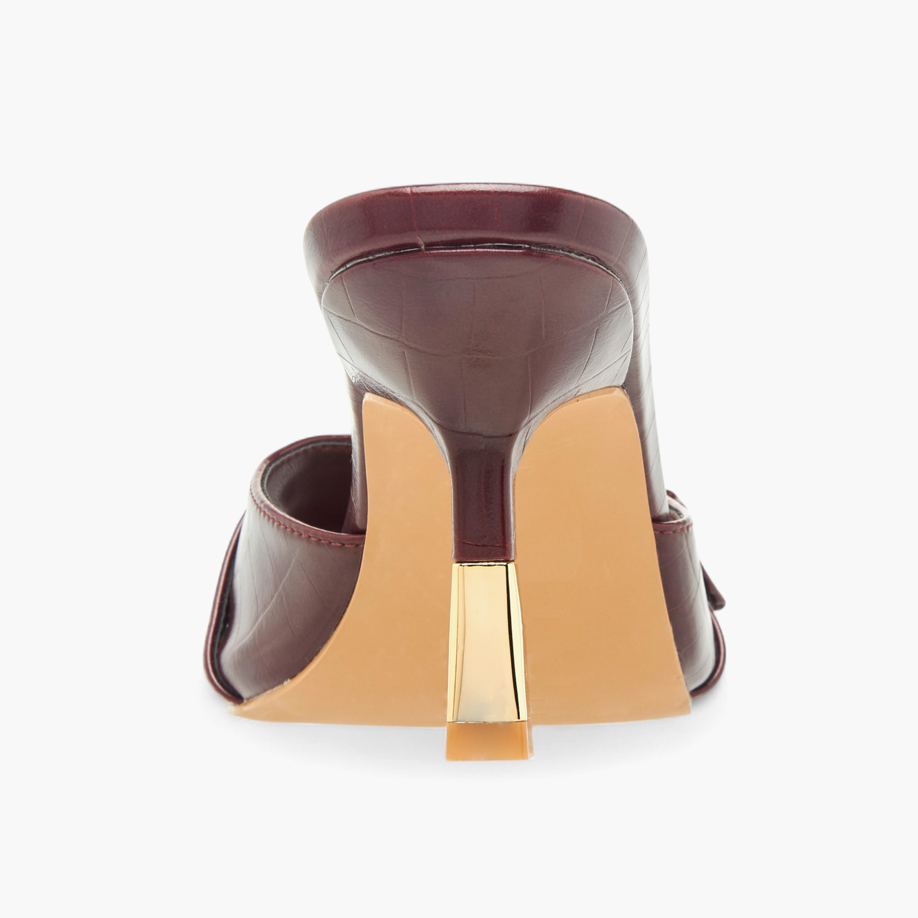 Flora Bella Women Buckle Detail Flared Heel Sandals-women-shoes-sandals-heeled-image-5