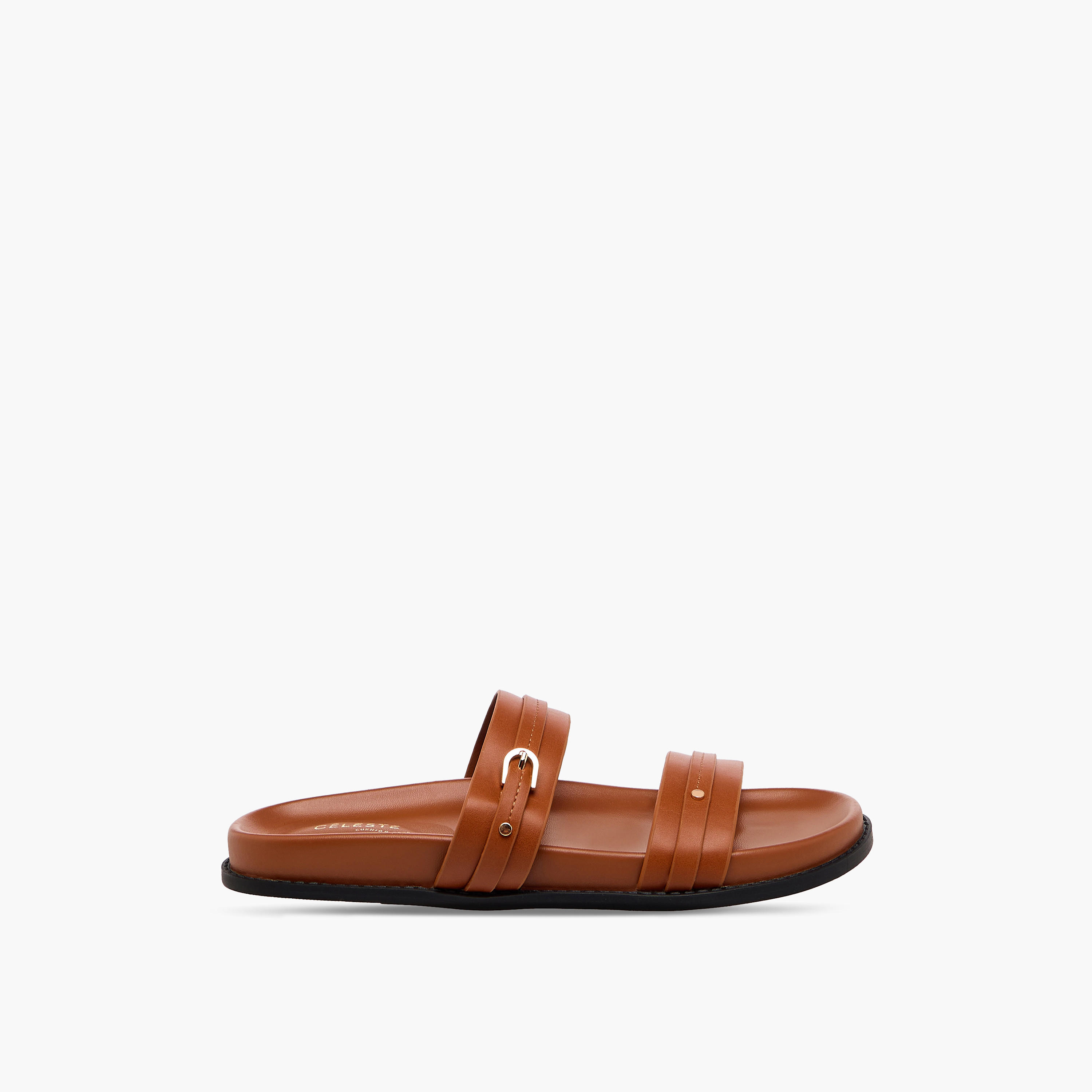 Celeste Women Buckle Detail Flat Sandals-women-shoes-flats-sandals-image-2
