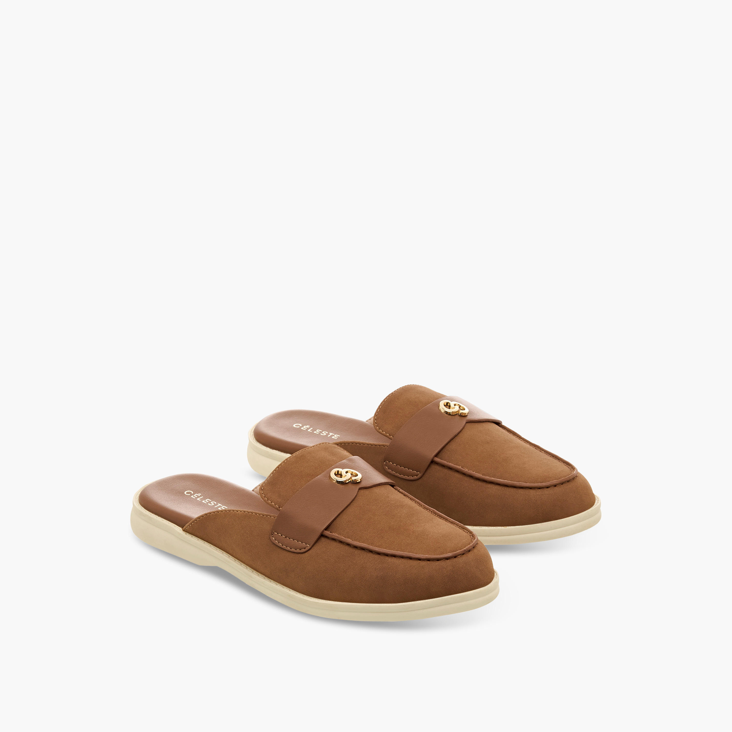 Celeste Women Metal Accent Mules-women-shoes-flats-mules-image-1