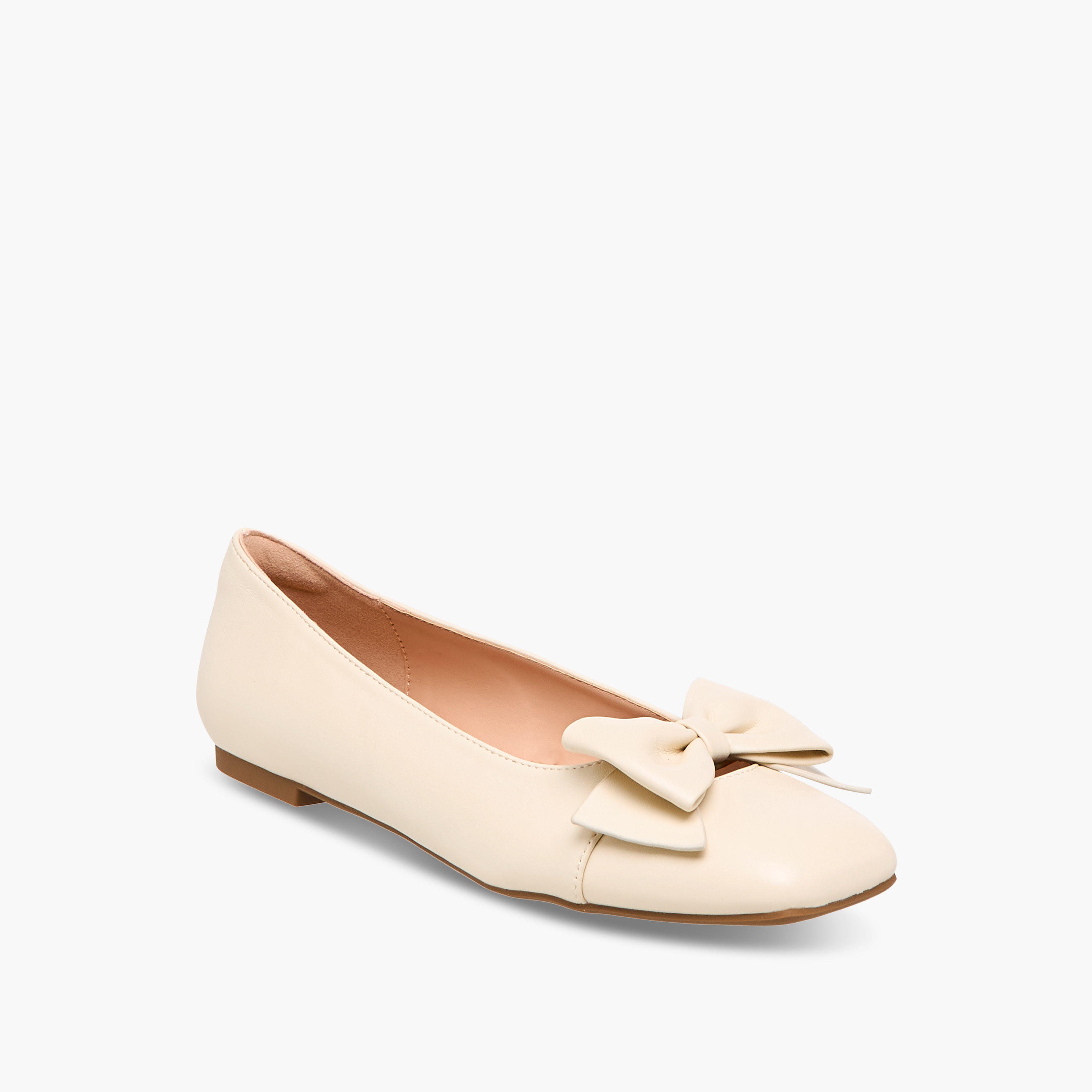 Celeste Women's Bow Detail Slip-On Ballerina Shoes-women-shoes-ballerinas-image-2