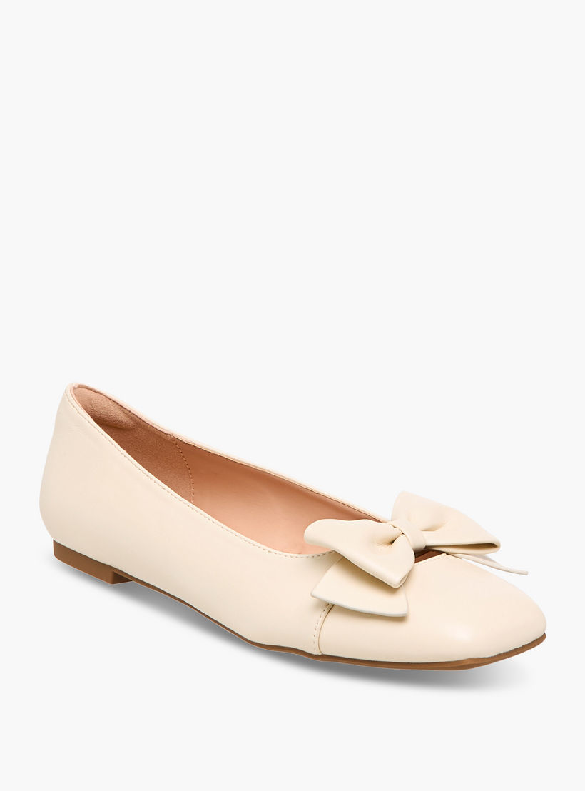 Celeste Women's Bow Detail Slip-On Ballerina Shoes-women-shoes-ballerinas-image-2