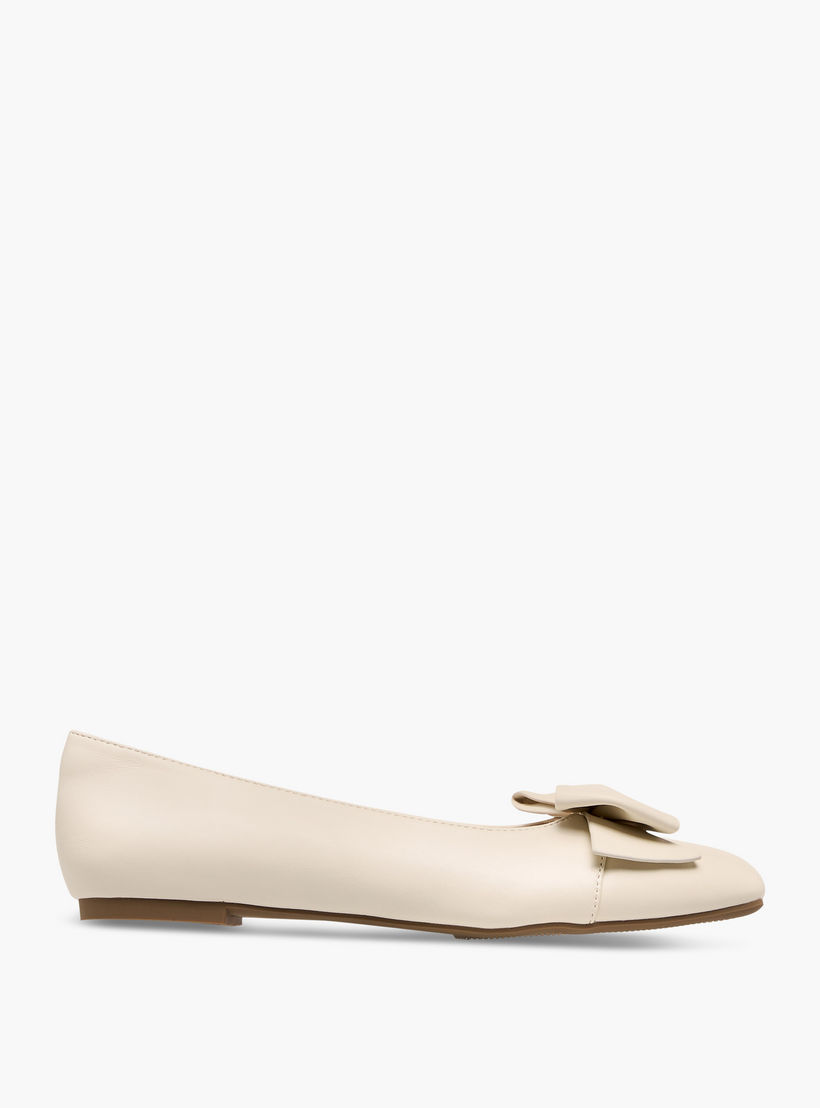 Celeste Women's Bow Detail Slip-On Ballerina Shoes-women-shoes-ballerinas-image-3