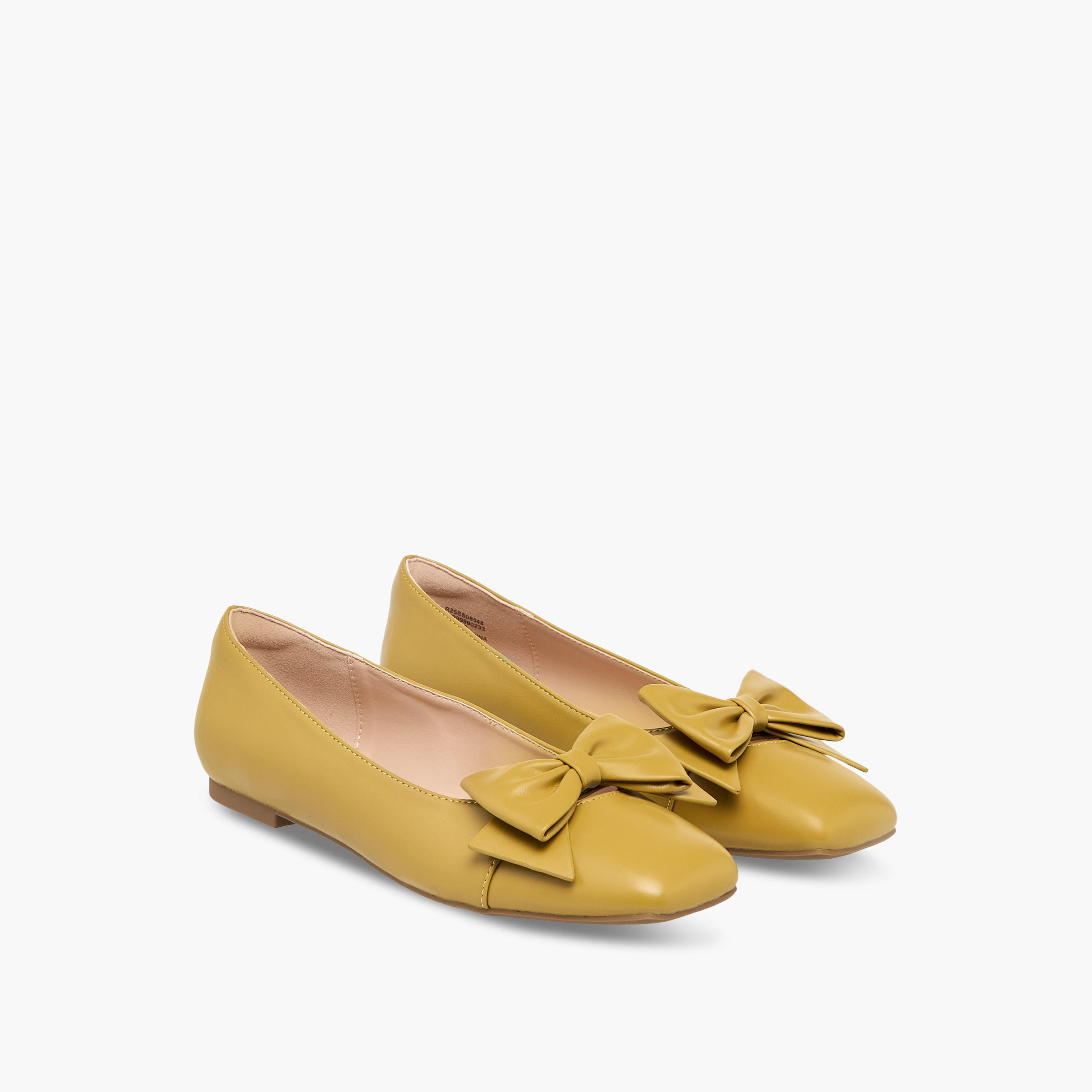 Celeste Women's Bow Detail Slip-On Ballerina Shoes-women-shoes-ballerinas-image-1