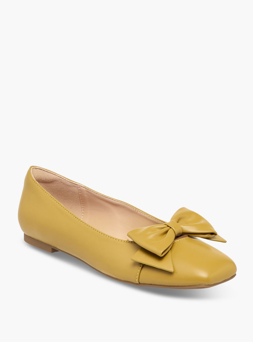 Celeste Women's Bow Detail Slip-On Ballerina Shoes-women-shoes-ballerinas-image-2