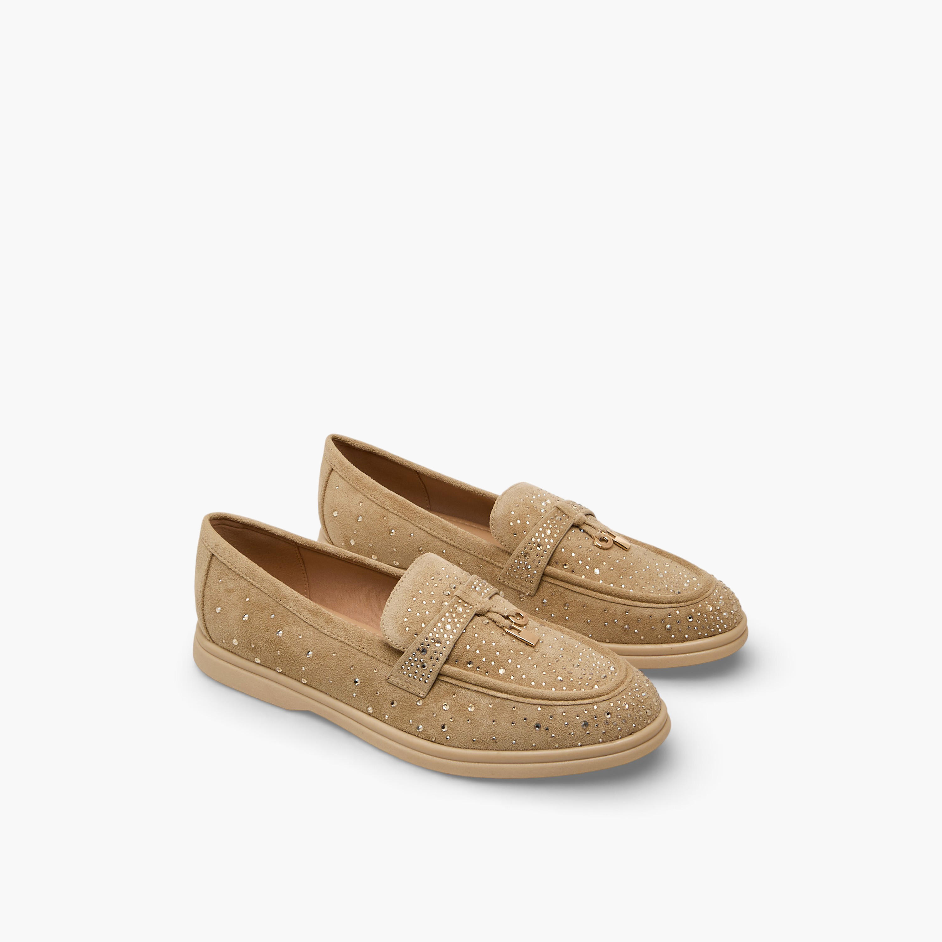 Le Confort Women Embellished Slip-On Loafers-women-shoes-flats-loafers-image-1