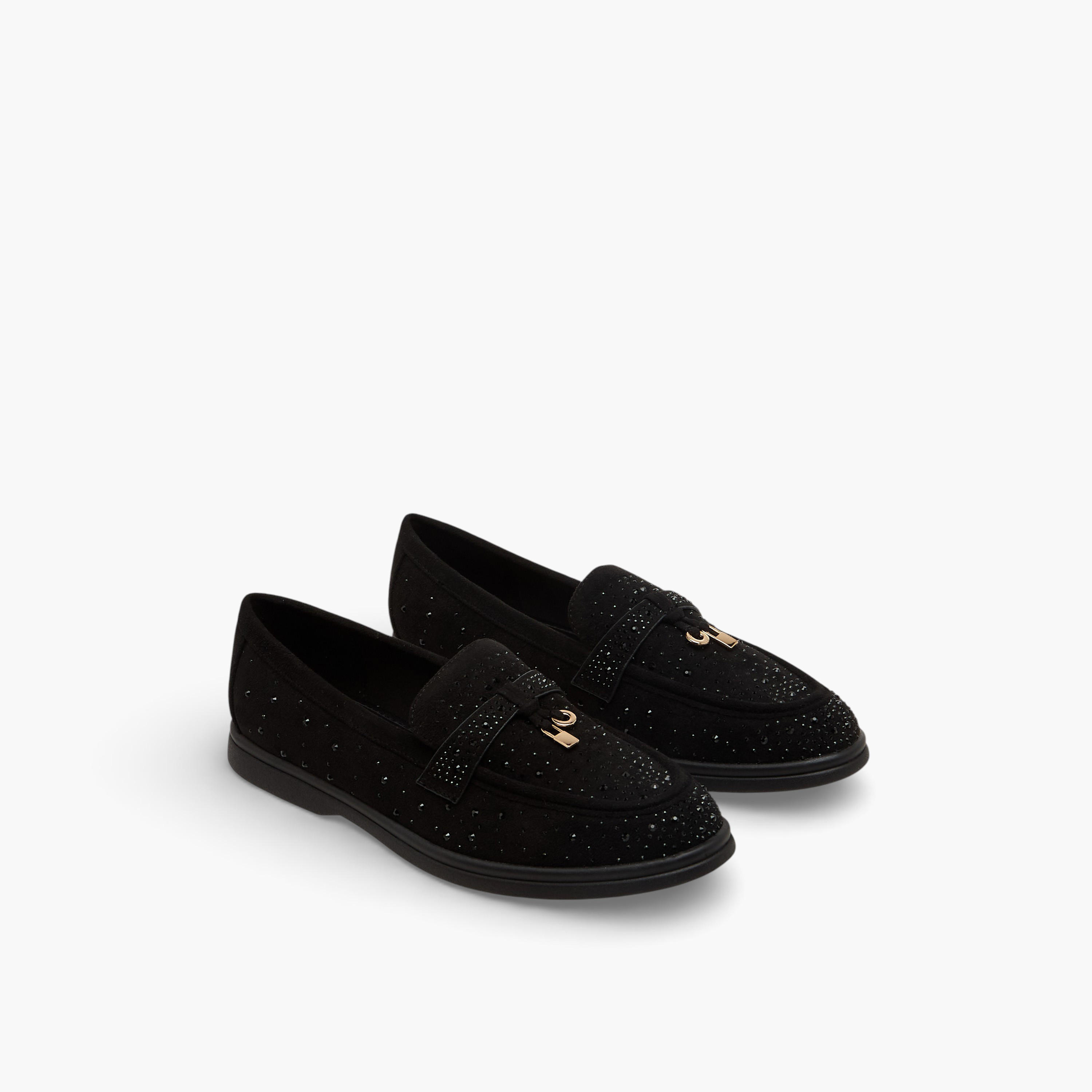 Le Confort Women Embellished Slip-On Loafers-women-shoes-flats-loafers-image-1