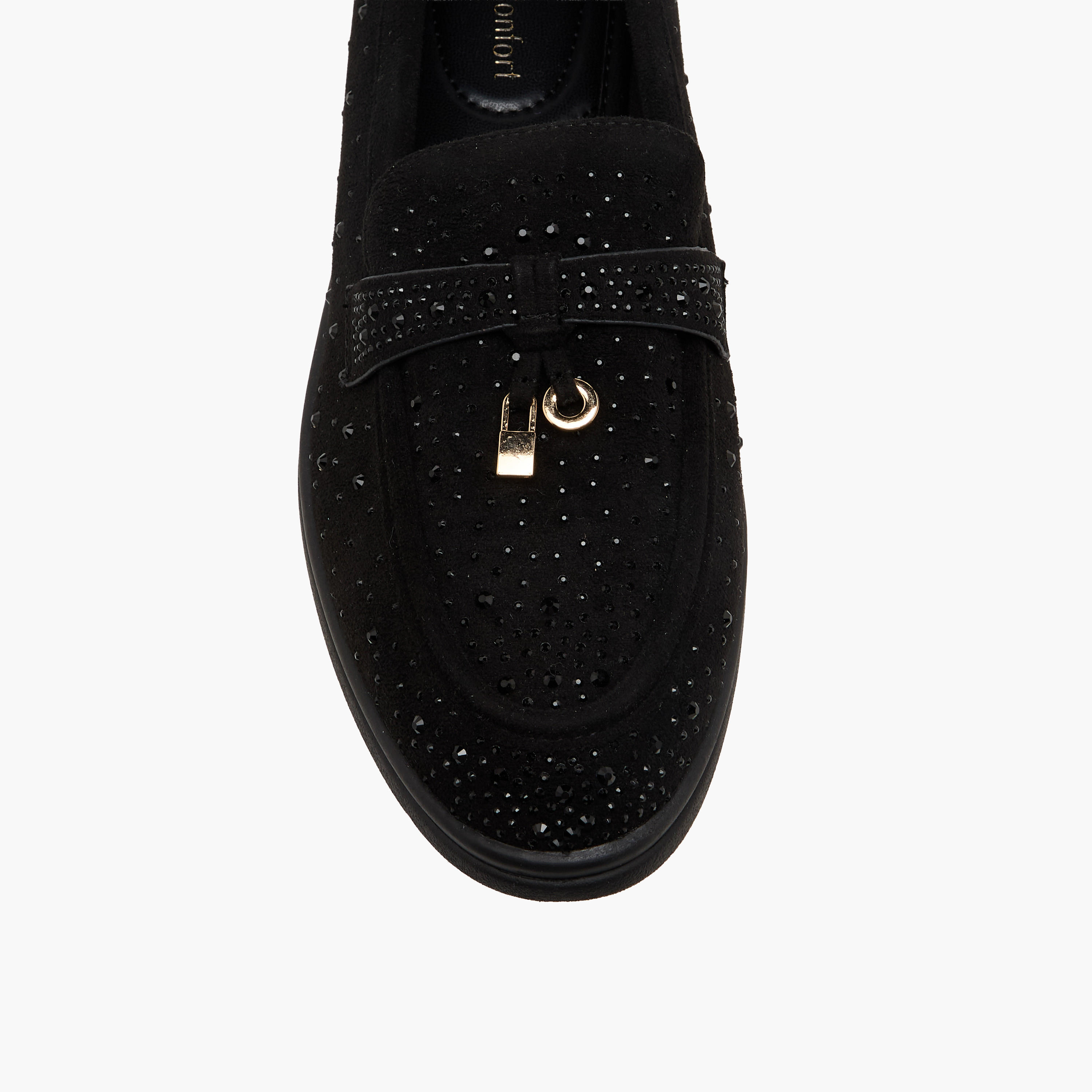 Le Confort Women Embellished Slip-On Loafers-women-shoes-flats-loafers-image-4