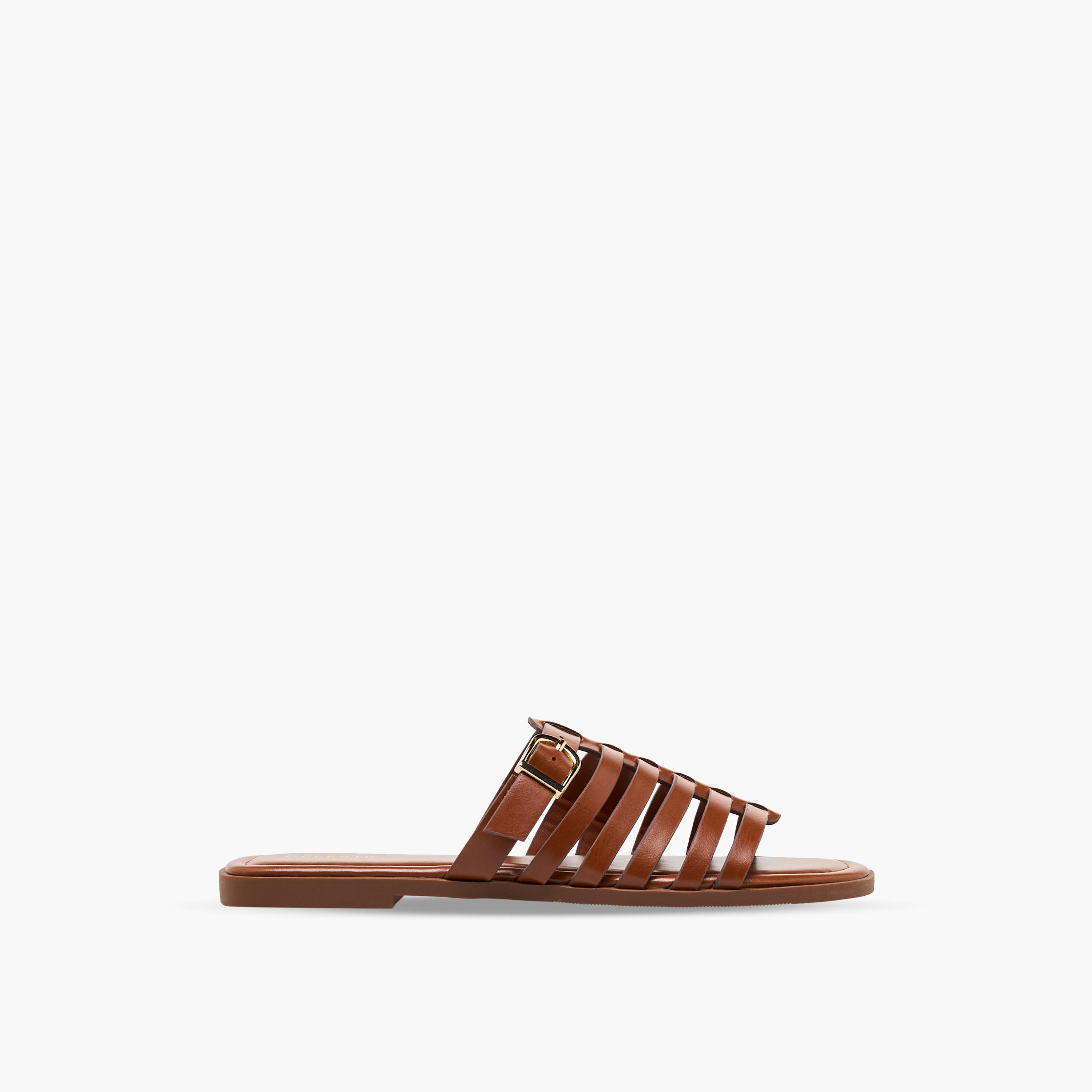 Celeste Women Slip-On Buckle Accent Sandals-women-shoes-sandals-flats-image-3
