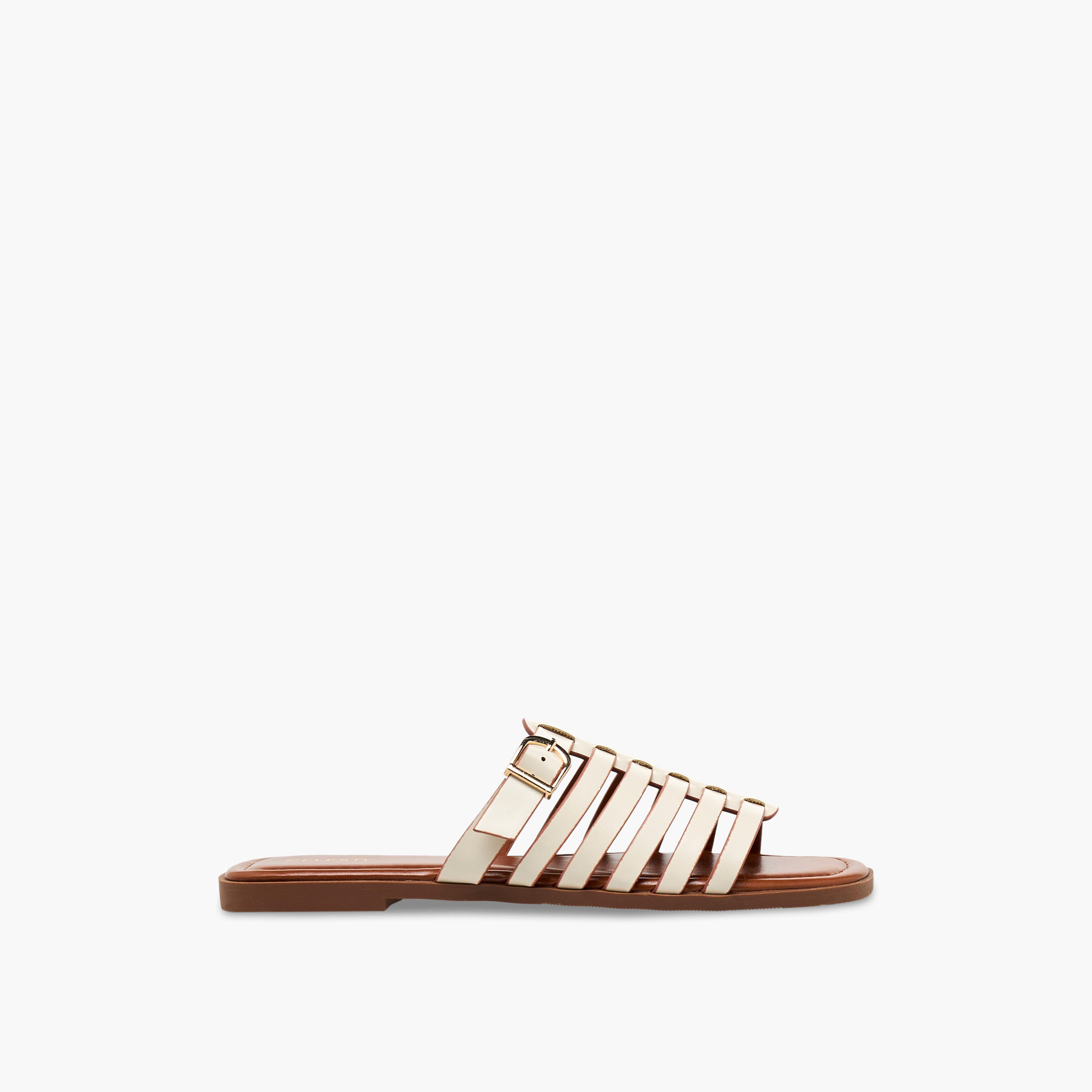 Celeste Women Slip-On Buckle Accent Sandals-women-shoes-sandals-flats-image-3