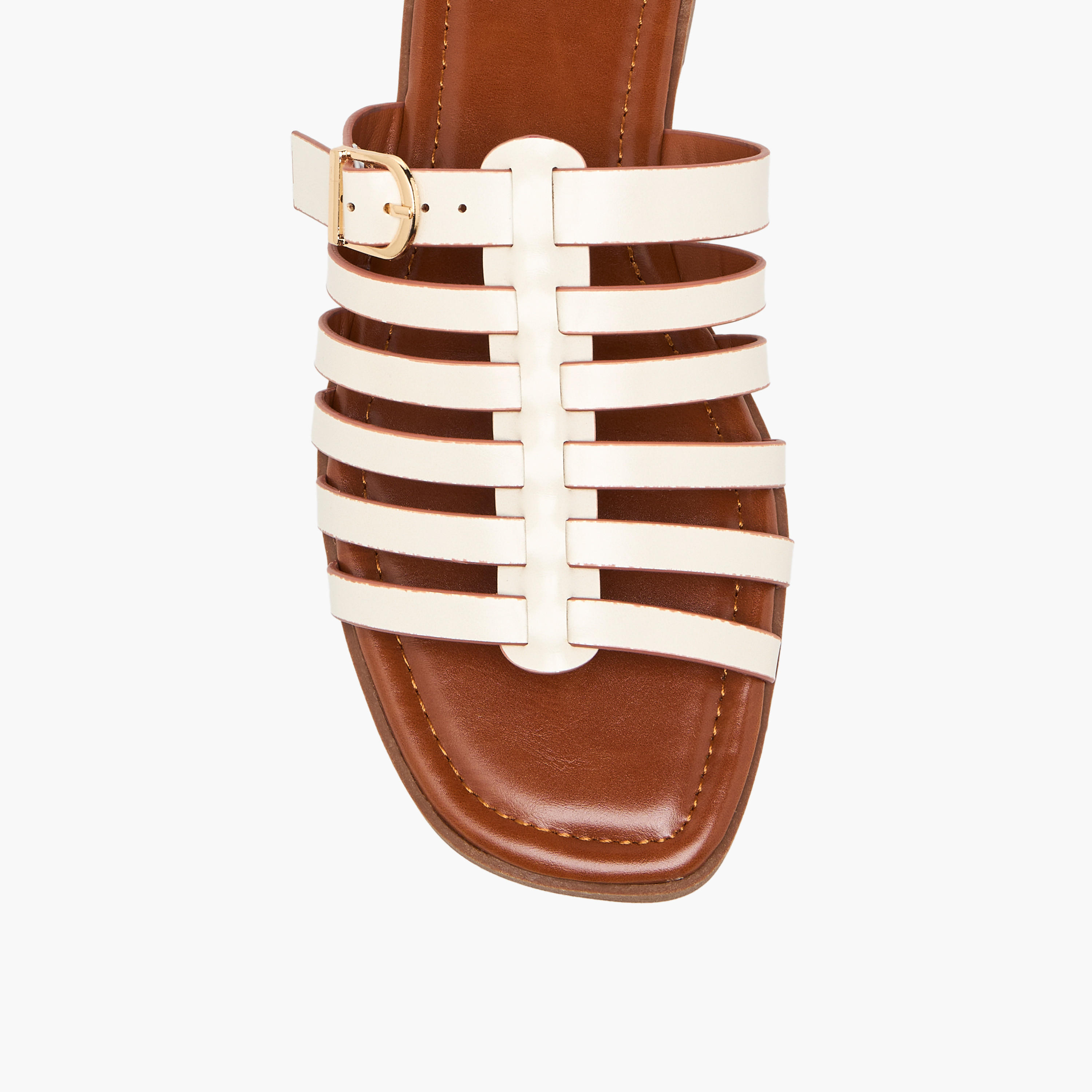 Celeste Women Slip-On Buckle Accent Sandals-women-shoes-sandals-flats-image-7