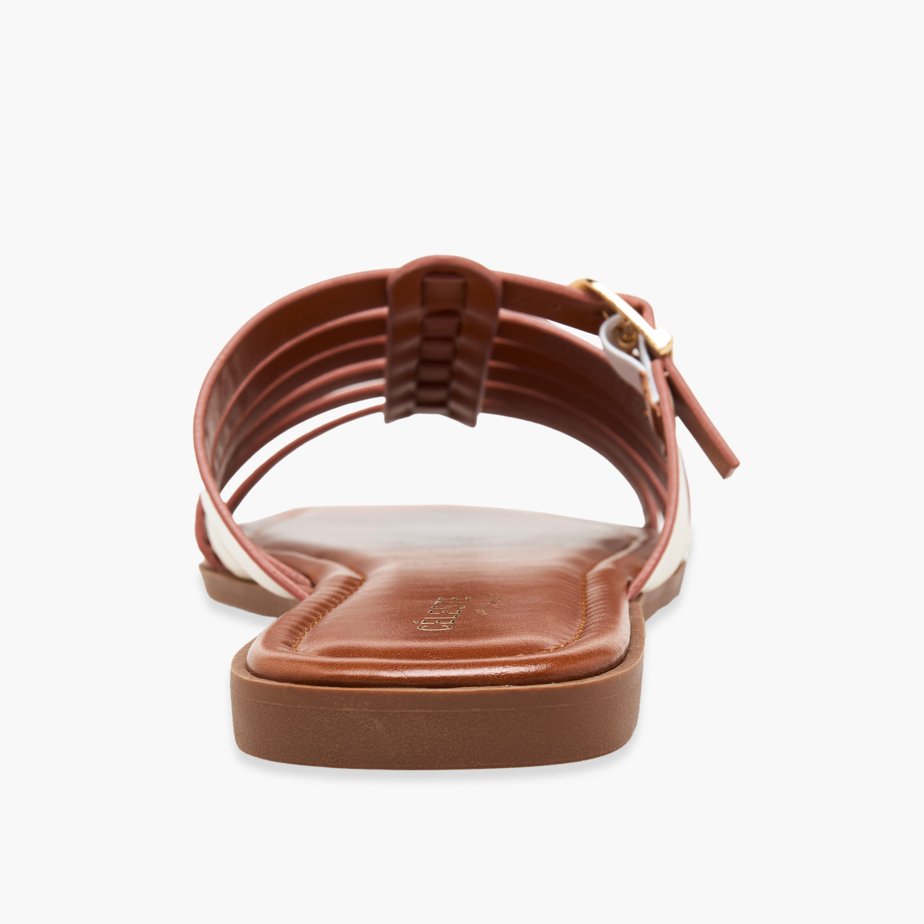 Celeste Women Slip-On Buckle Accent Sandals-women-shoes-sandals-flats-image-8