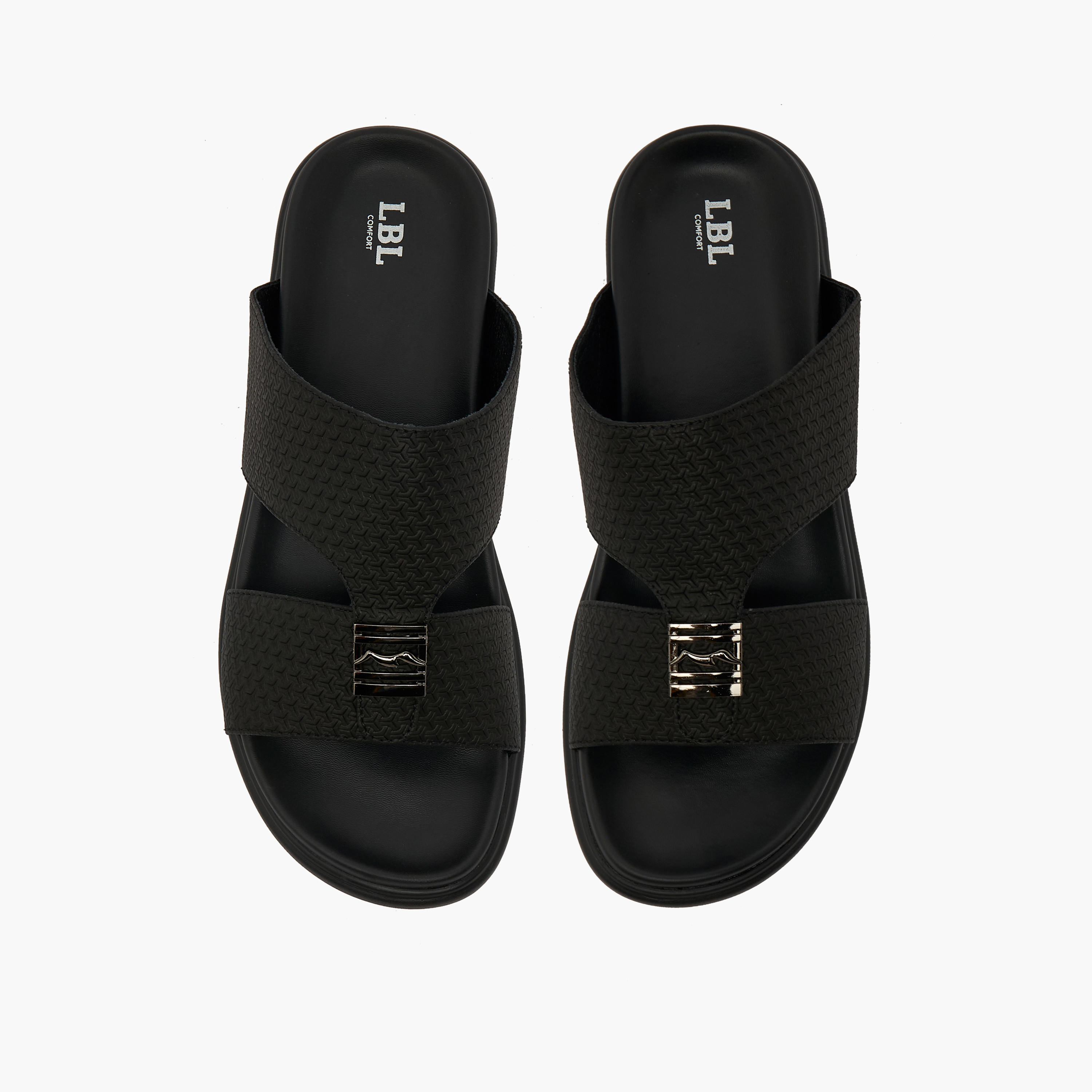 صندل عربي بارز الملمس للرجال من أل بي أل من شو إكسبريس-men-shoes-sandals-image-1