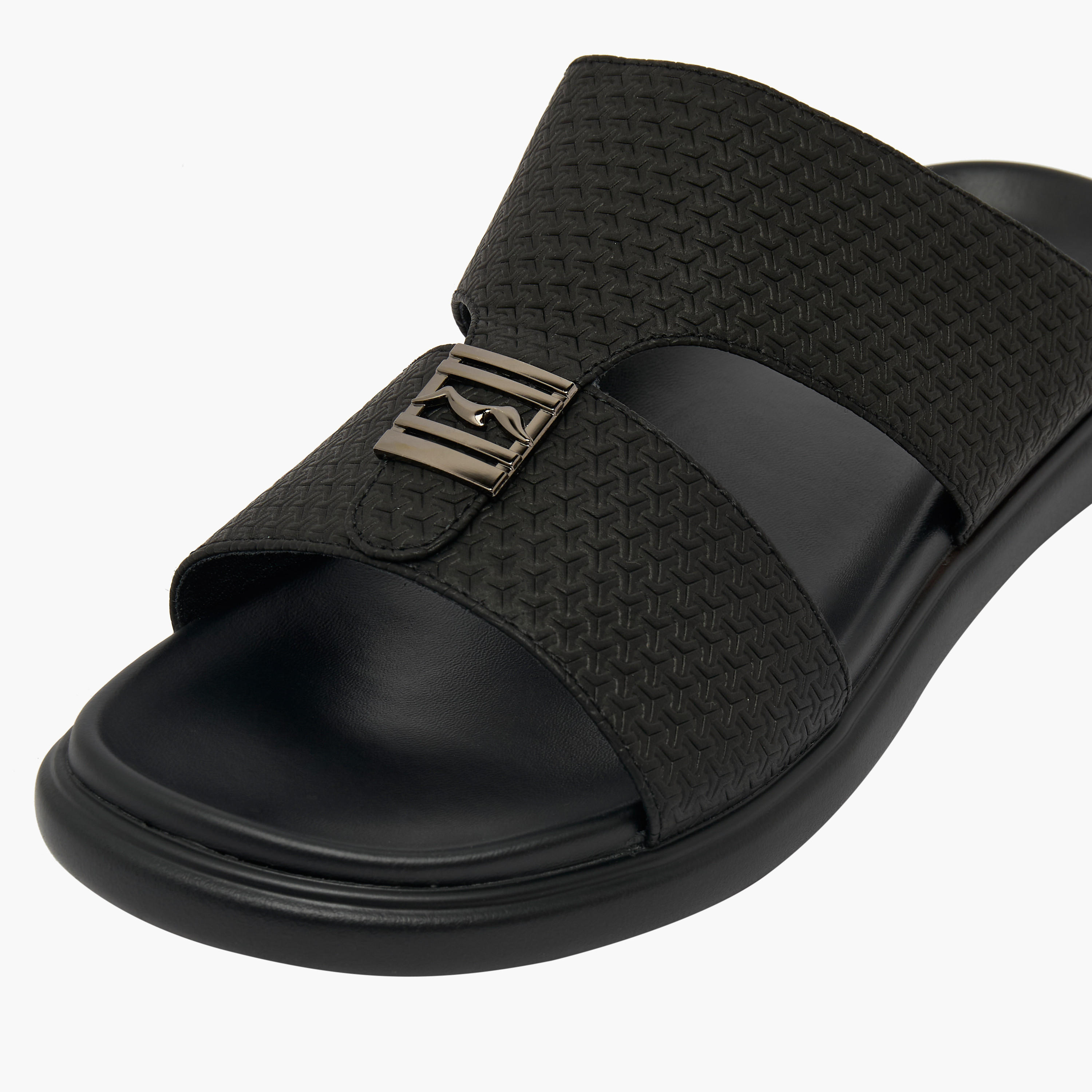 صندل عربي بارز الملمس للرجال من أل بي أل من شو إكسبريس-men-shoes-sandals-image-6