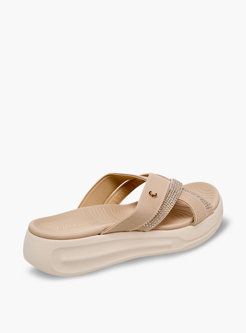 Le Confort Women Embellished Platform Sandals-women-shoes-sandals-flats-image-6