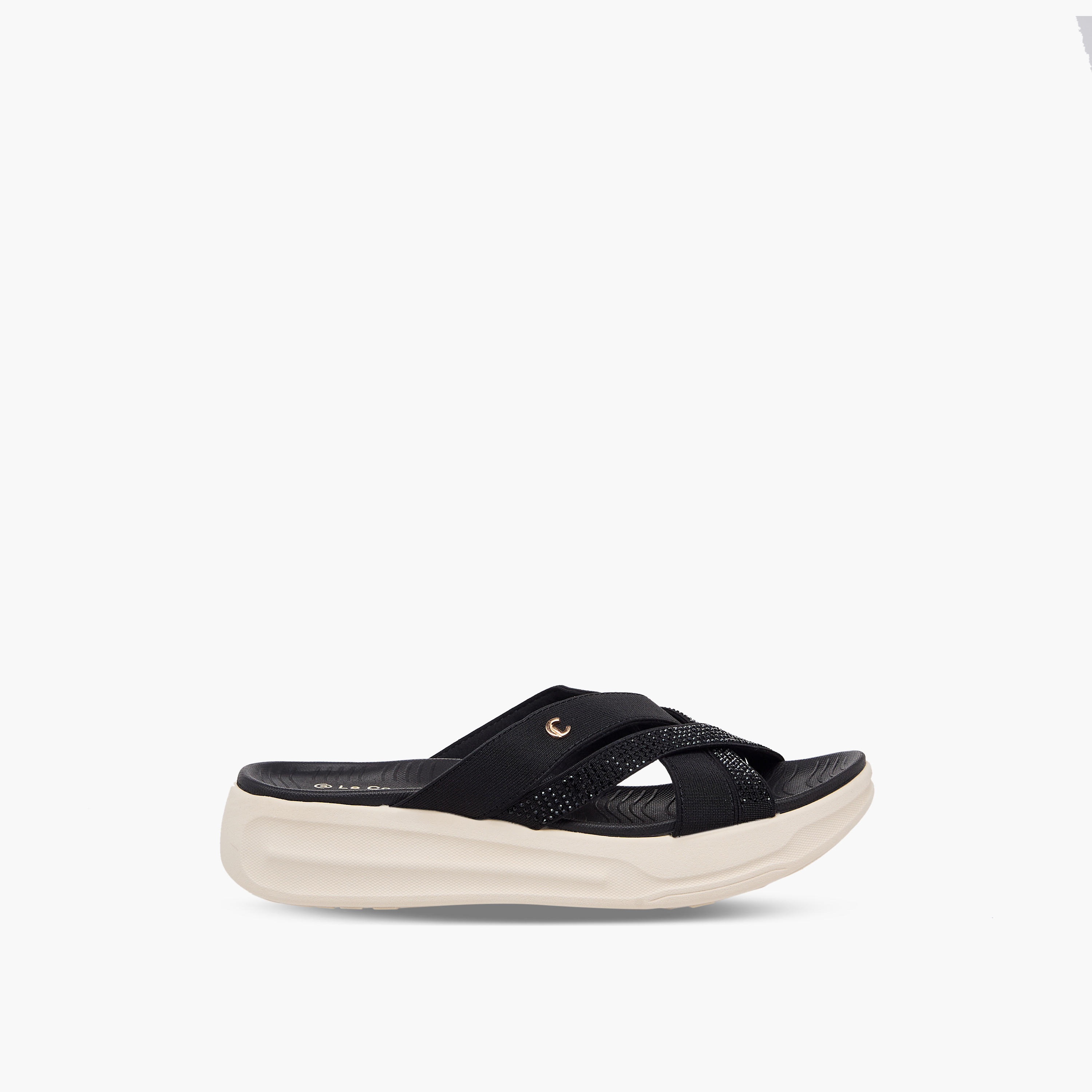 صندل بلاتفورم مزين للنساء من لو كونفورت-women-shoes-sandals-flats-image-3