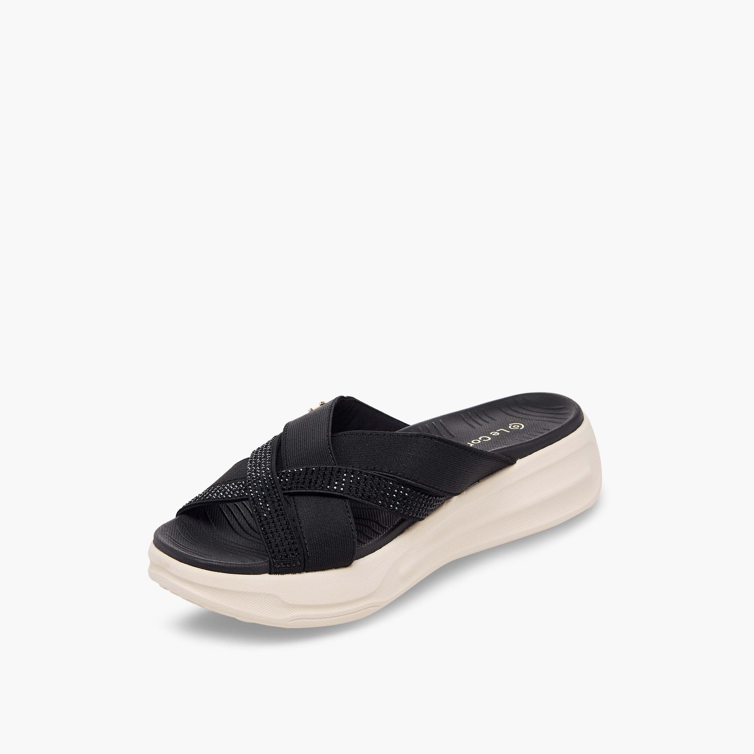 صندل بلاتفورم مزين للنساء من لو كونفورت-women-shoes-sandals-flats-image-4
