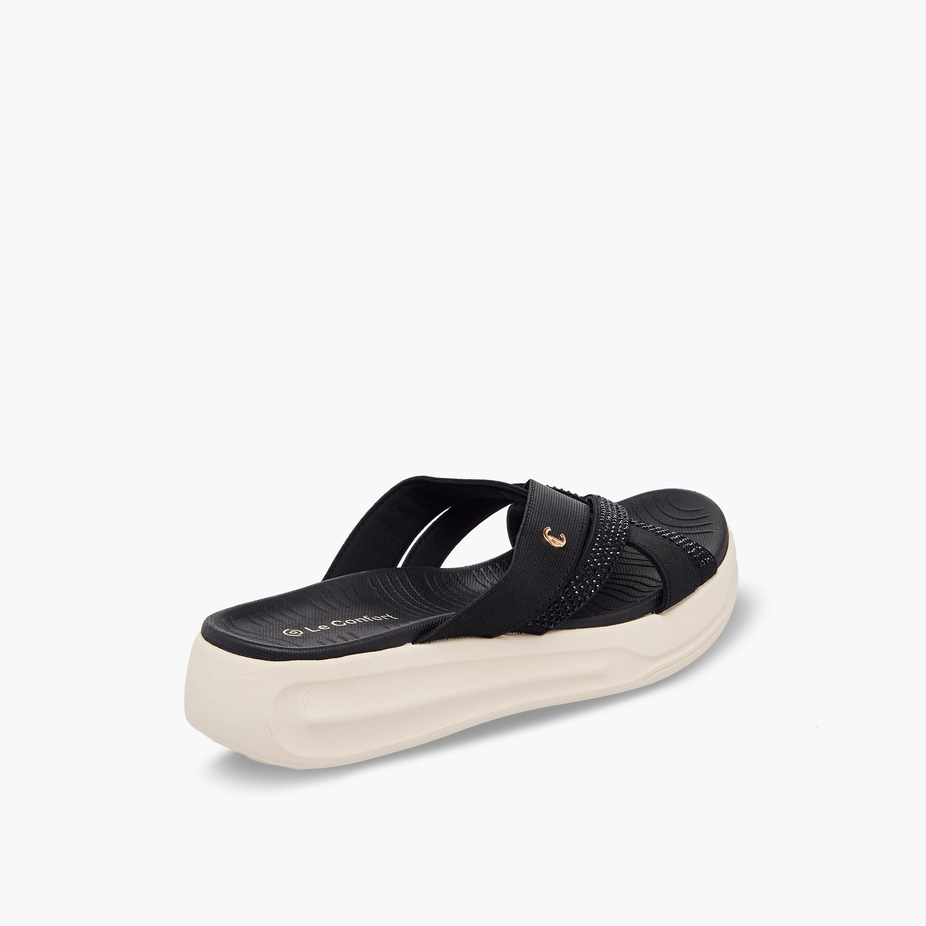 صندل بلاتفورم مزين للنساء من لو كونفورت-women-shoes-sandals-flats-image-6