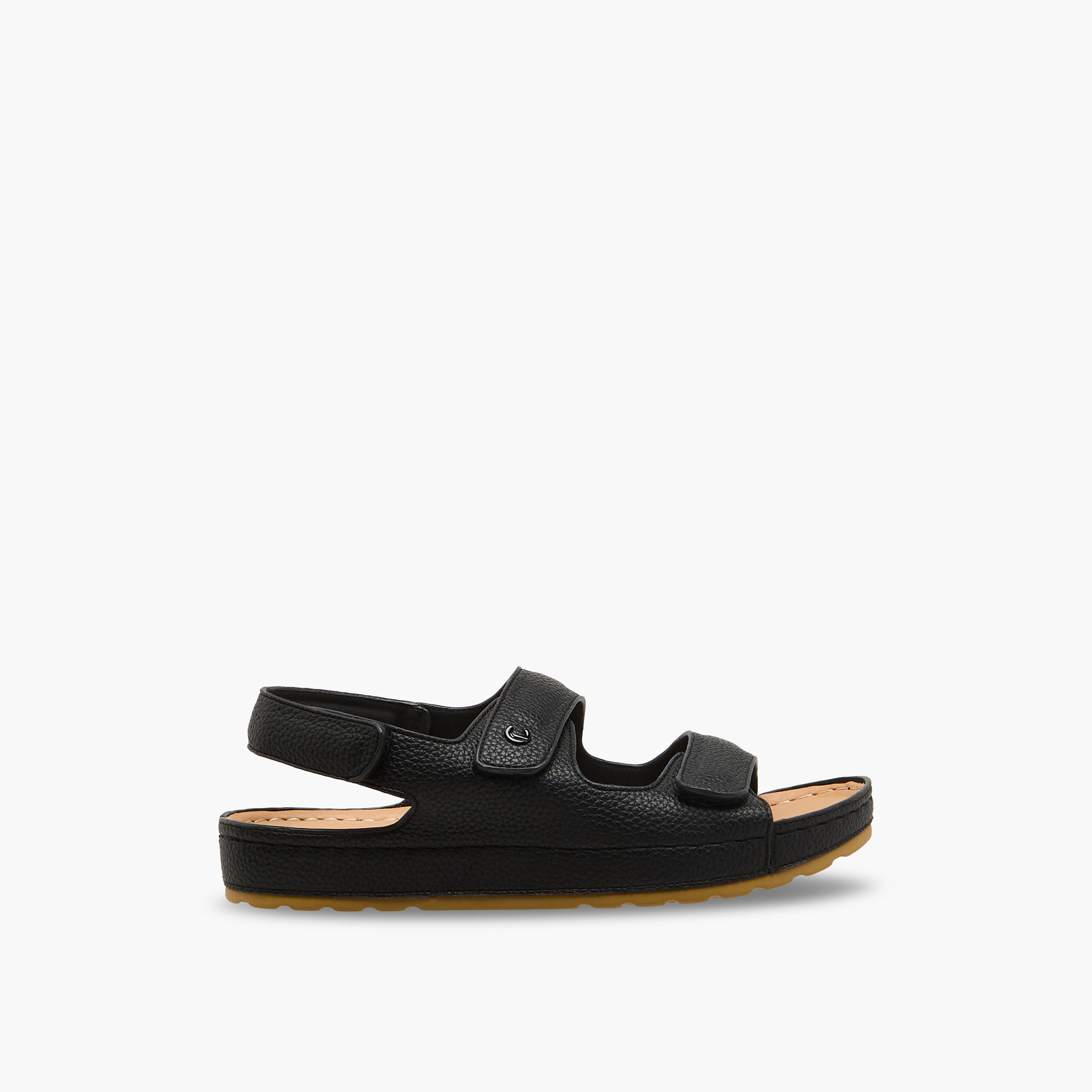 Le Confort Women Textured Comfort Sandals-women-shoes-flats-sandals-image-2