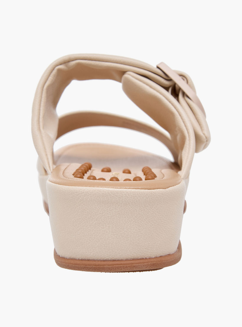 Le Confort Women Buckle Detail Wedge Heel Sandals-women-shoes-sandals-heeled-image-8