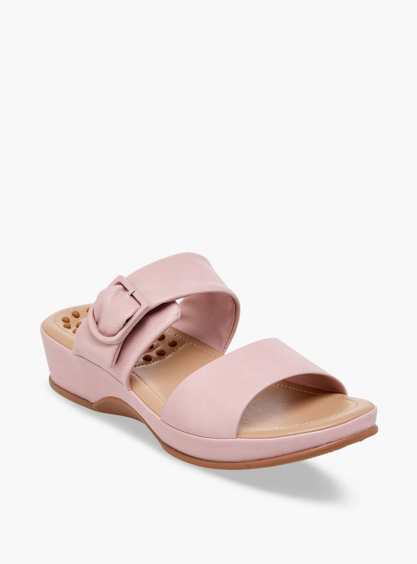 صندل بكعب ويدج وإبزيم للنساء من لو كونفورت-women-shoes-sandals-heeled-image-2