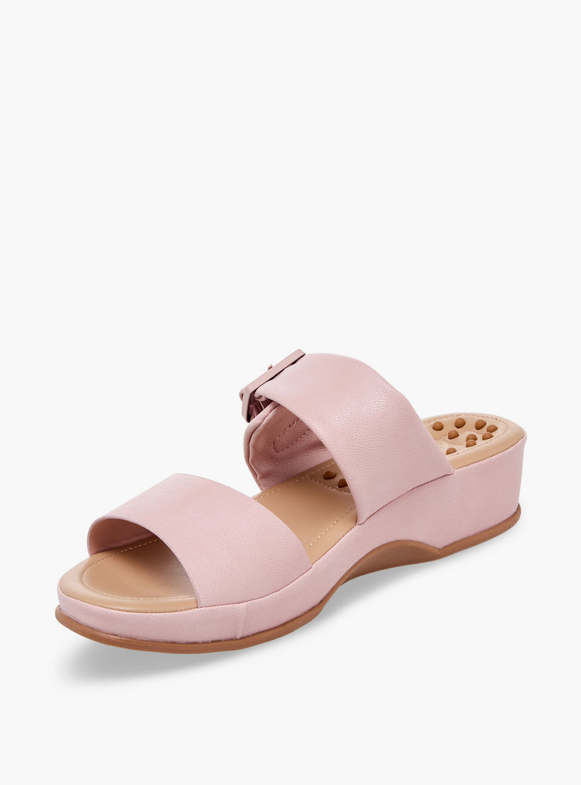 صندل بكعب ويدج وإبزيم للنساء من لو كونفورت-women-shoes-sandals-heeled-image-4