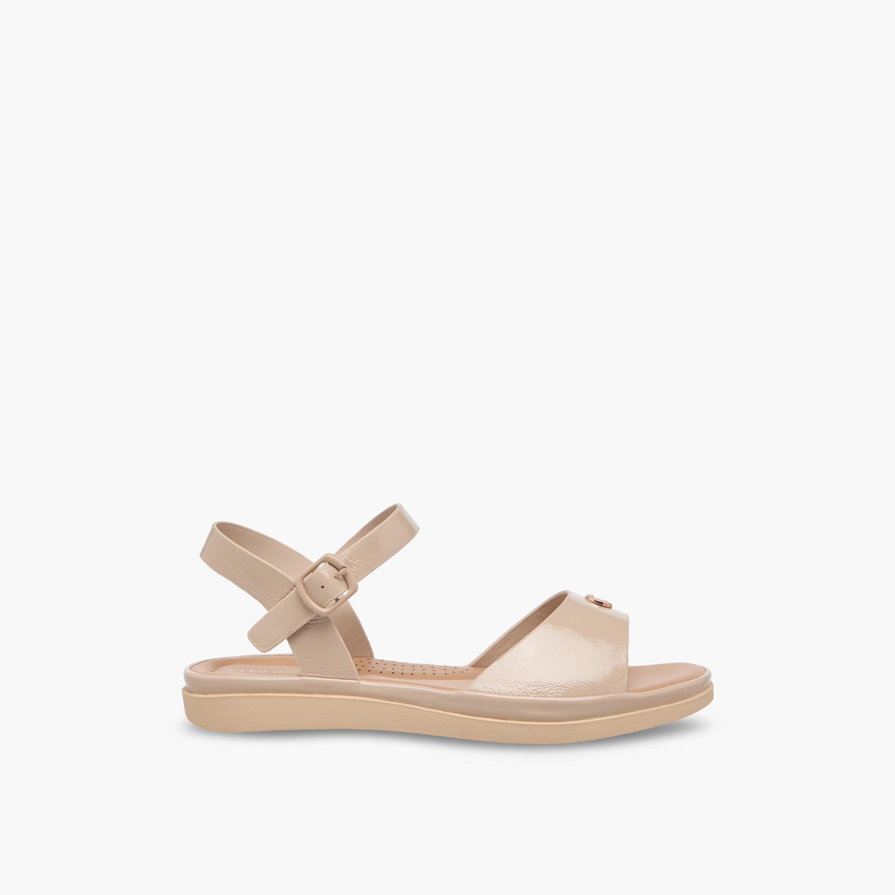 Le Confort Women Buckle Closure Sandals-women-shoes-flats-sandals-image-3