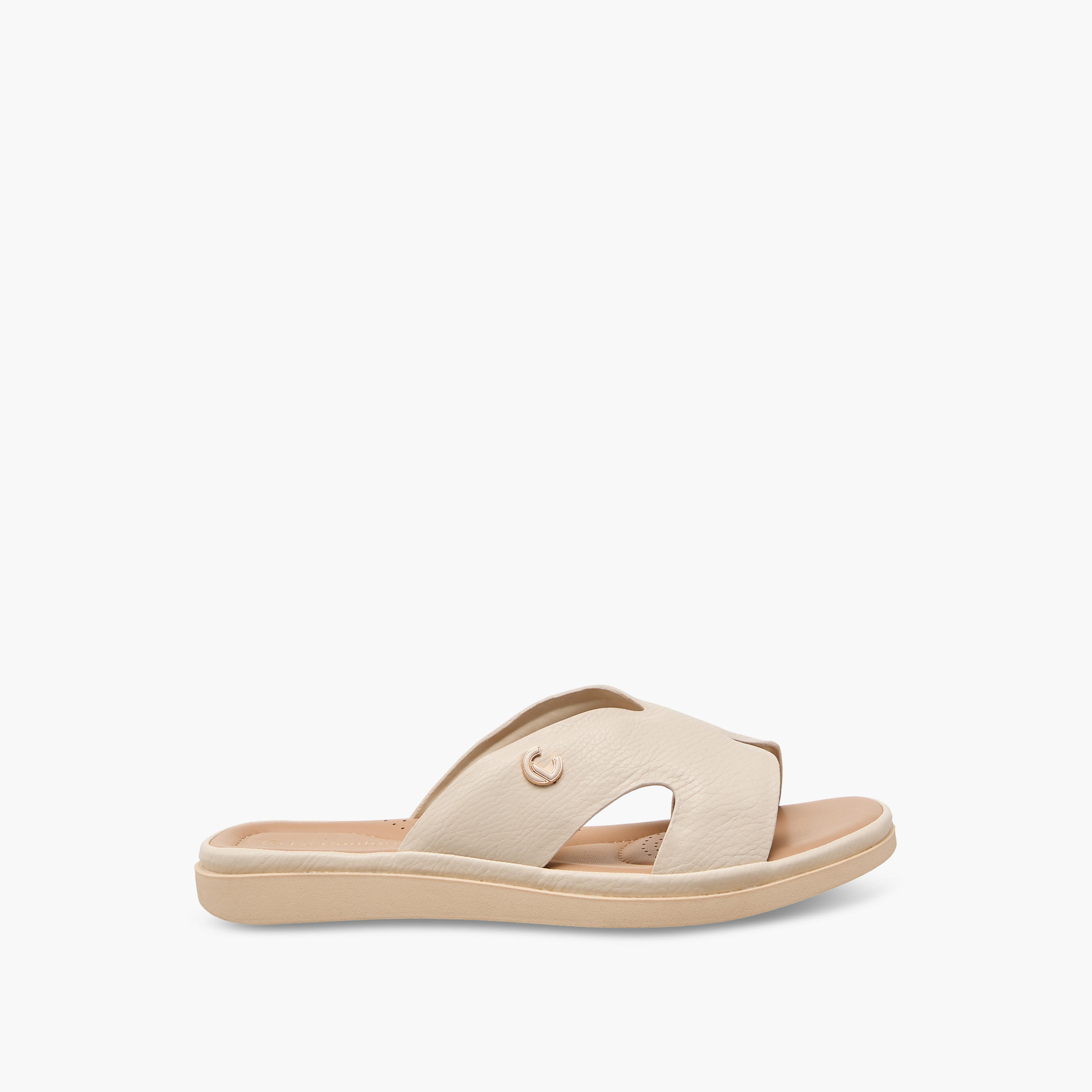 Le Confort Women Slip-On Comfort Sandals-women-shoes-flats-sandals-image-3