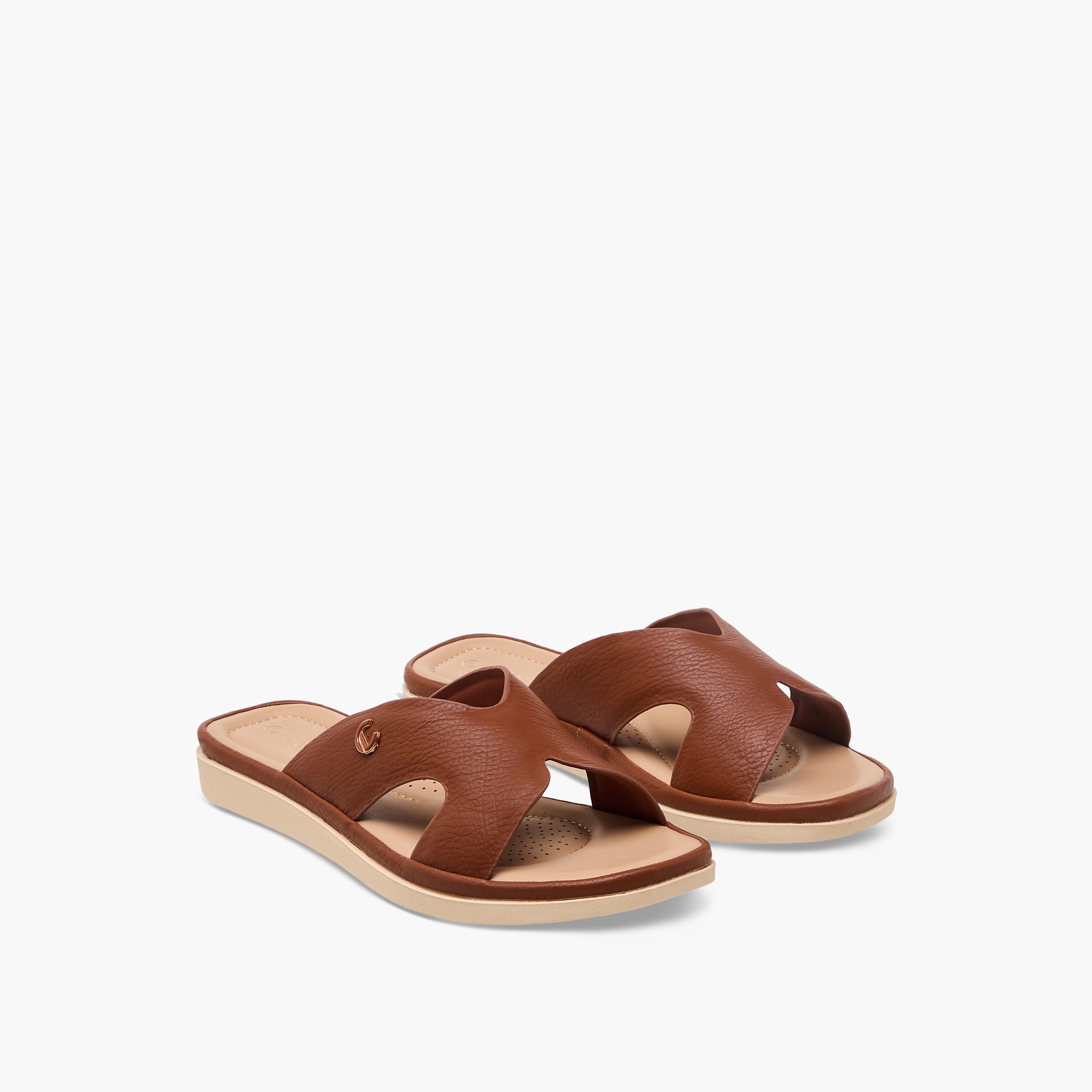 Le Confort Women Slip-On Comfort Sandals-women-shoes-flats-sandals-image-1