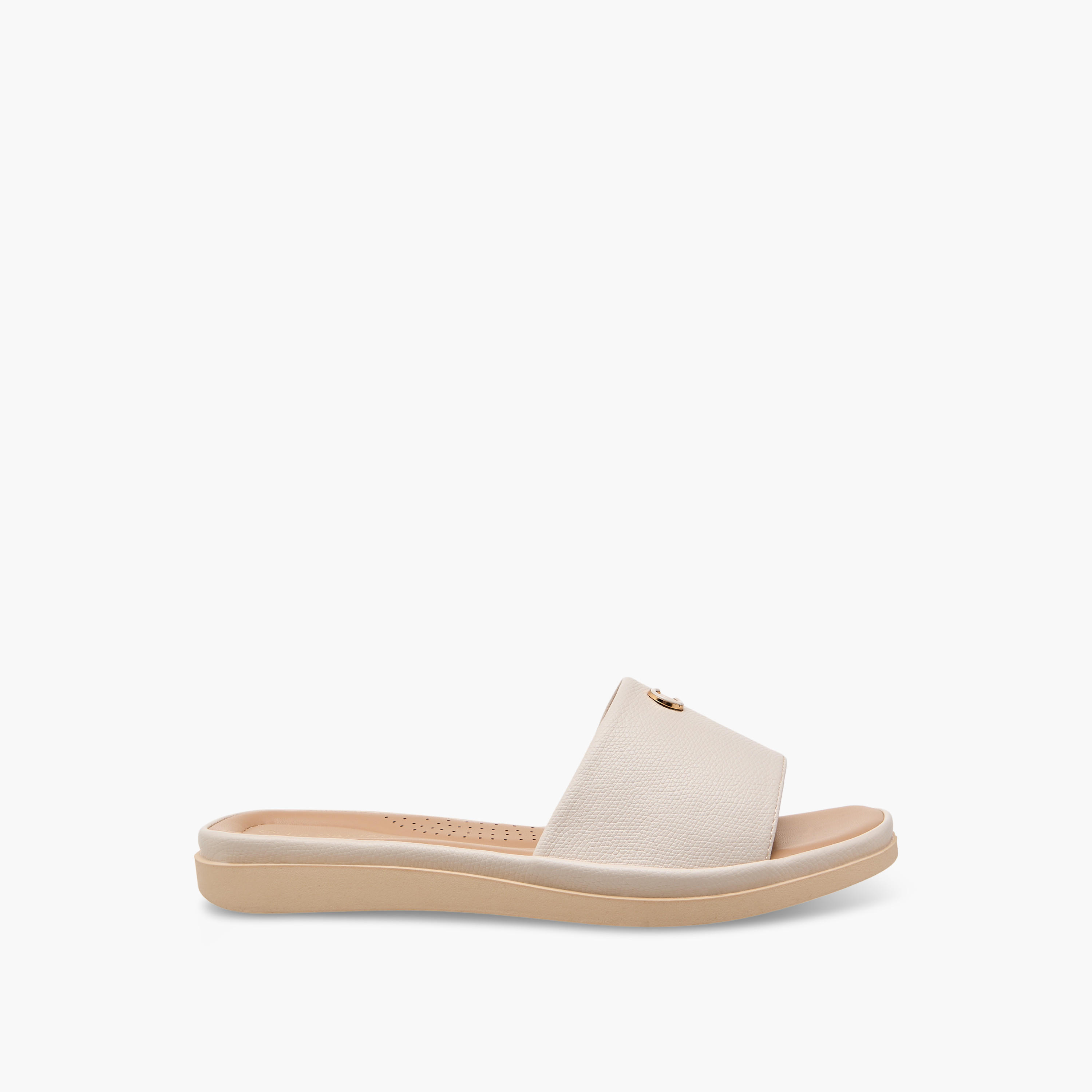 Le Confort Women Textured Comfort Sandals-women-shoes-flats-sandals-image-3