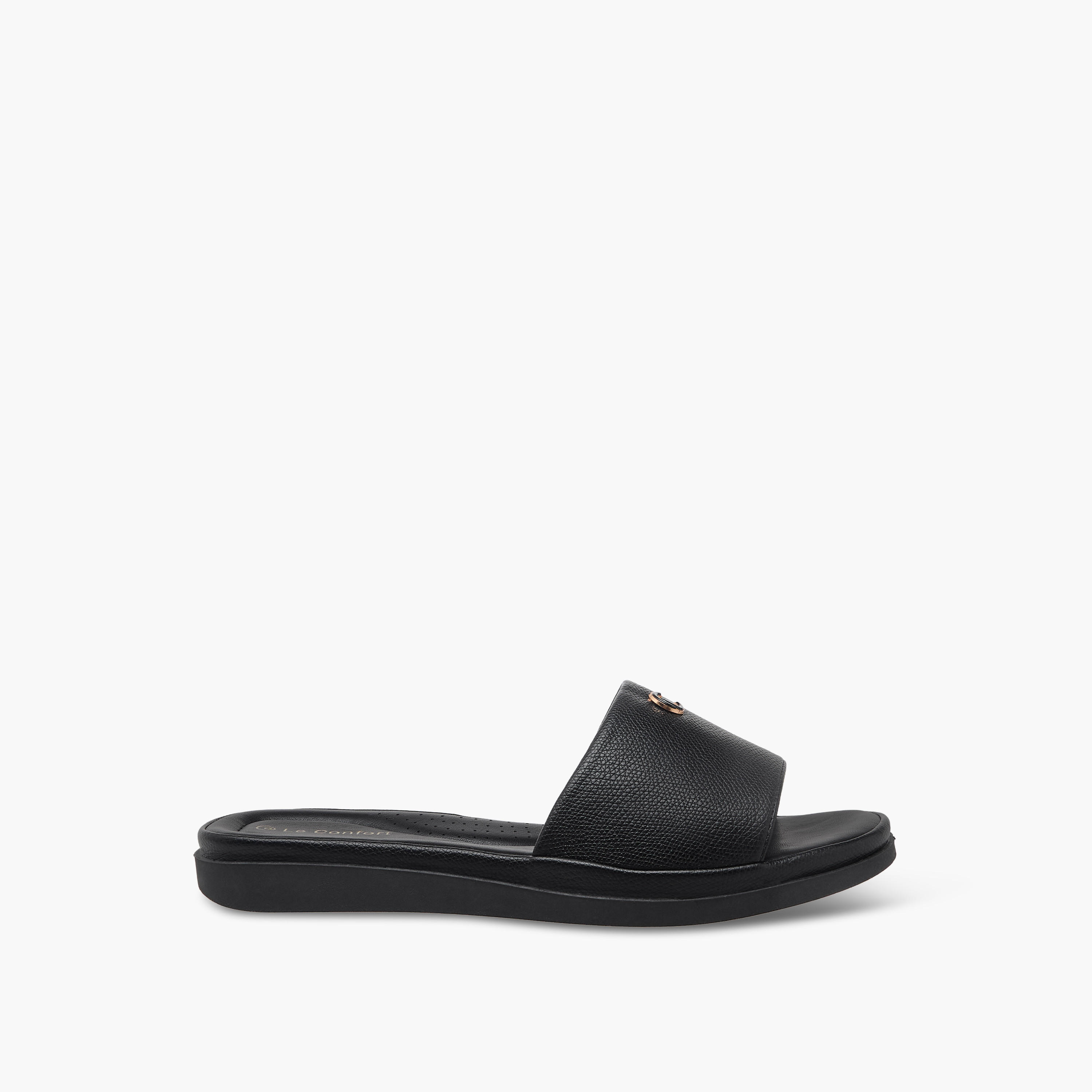 Le Confort Women Textured Comfort Sandals-women-shoes-flats-sandals-image-3