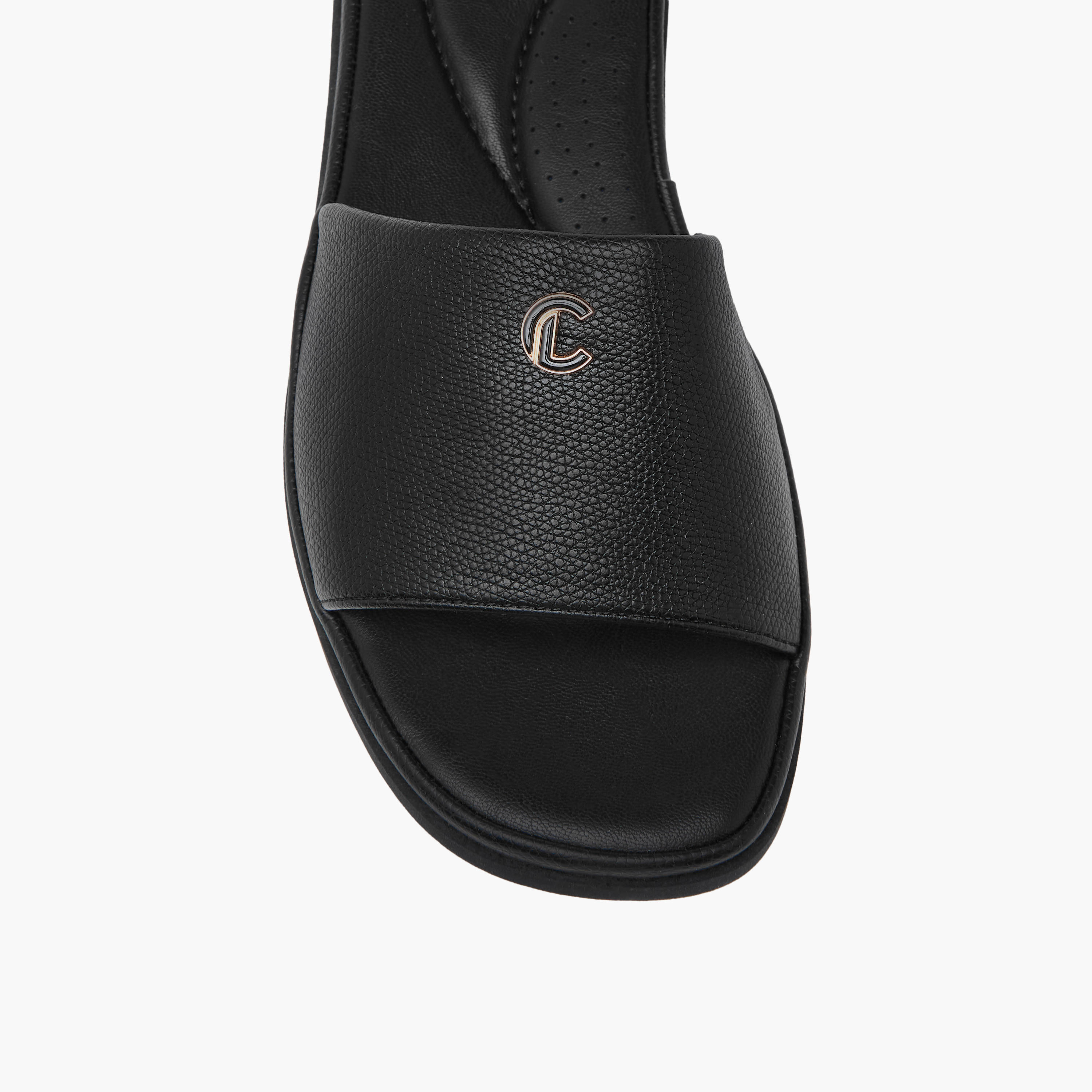 Le Confort Women Textured Comfort Sandals-women-shoes-flats-sandals-image-4