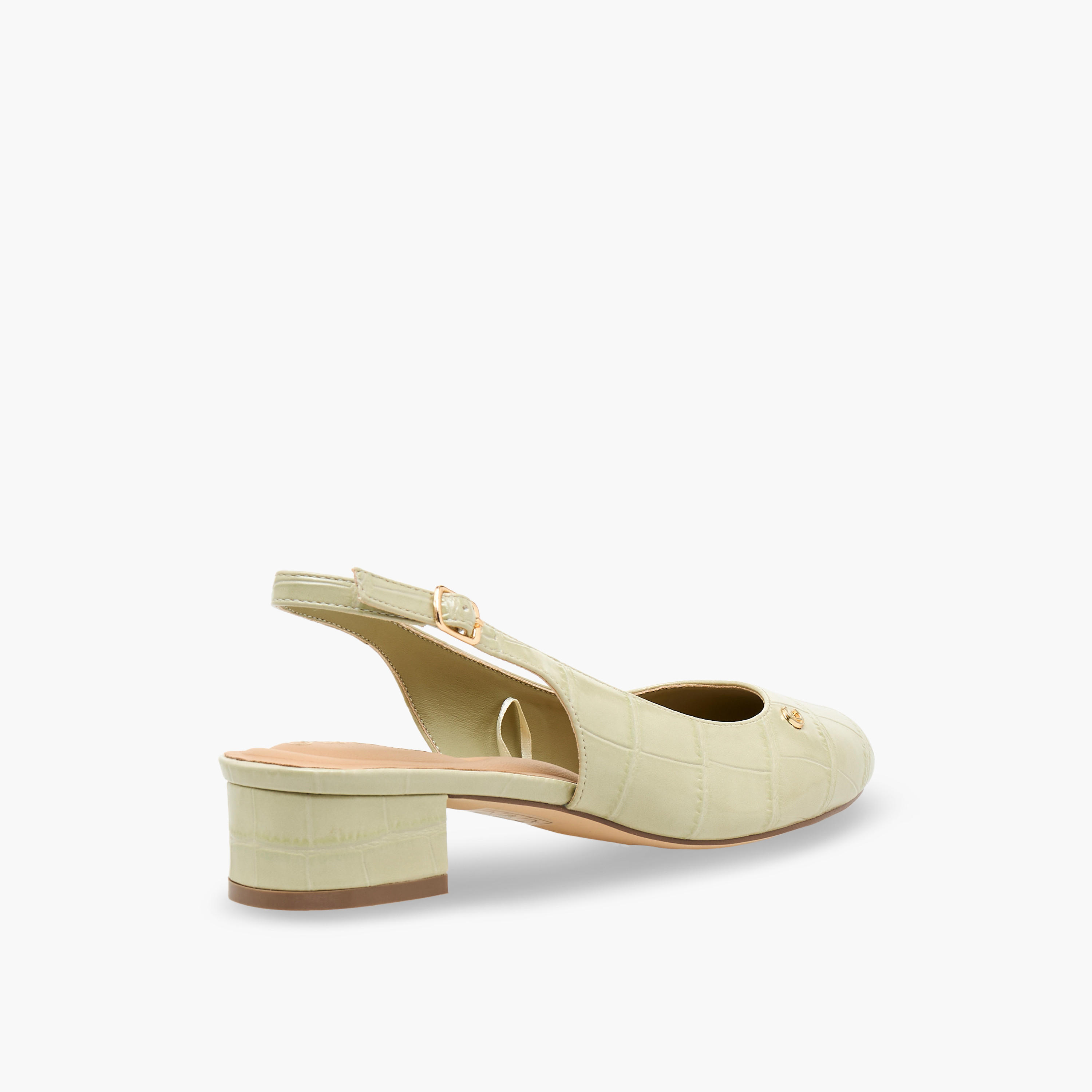 Le Confort Women Textured Block Heel Shoes-women-shoes-sandals-heeled-image-5
