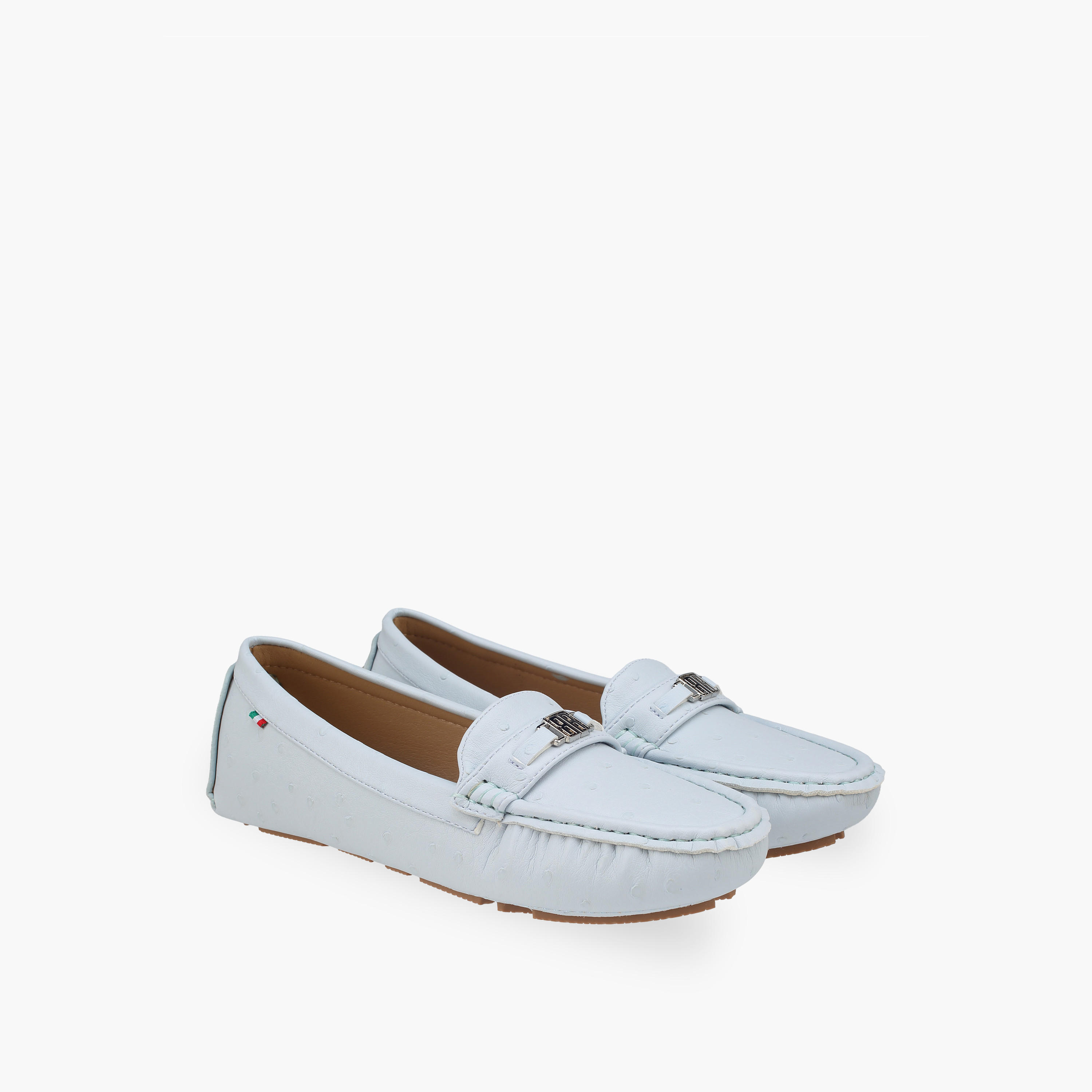 Renzo Ruganni Women Metallic Accent Moccasins-women-shoes-loafersandmoccasins-image-1