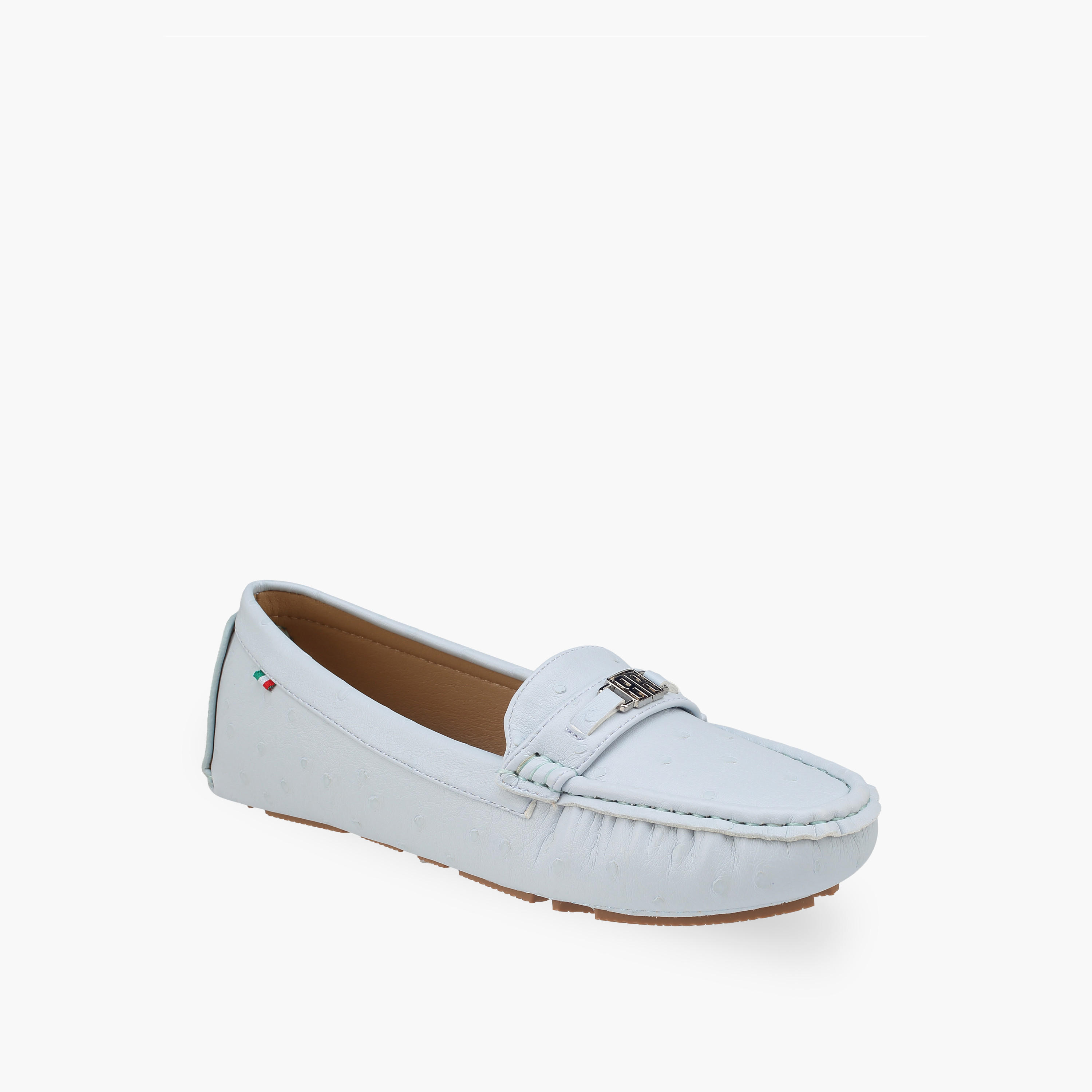 Renzo Ruganni Women Metallic Accent Moccasins-women-shoes-loafersandmoccasins-image-2