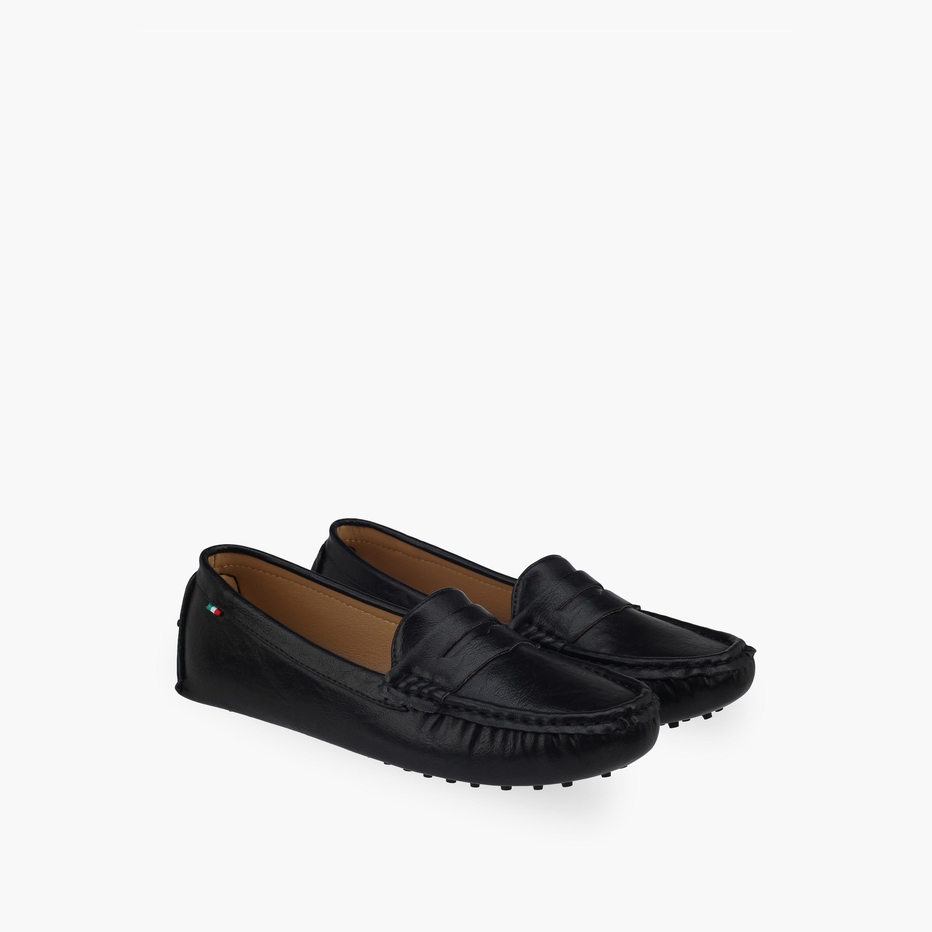 Renzo Ruganni Women Textured Loafers-women-shoes-flats-loafers-image-1
