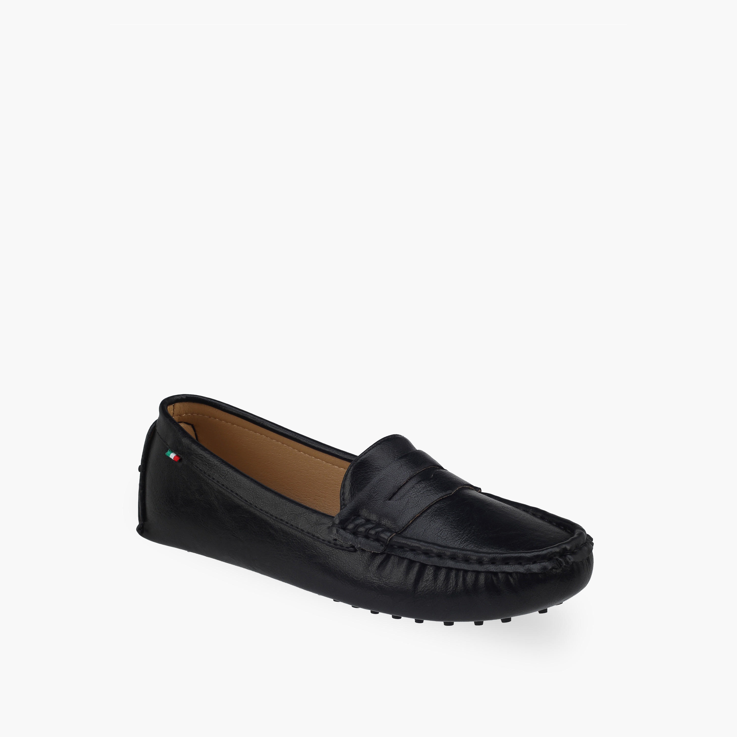 Renzo Ruganni Women Textured Loafers-women-shoes-flats-loafers-image-2