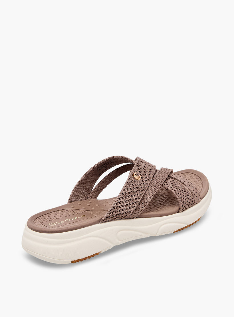 Le Confort Women Textured Slip-On Sandals-women-shoes-sandals-flats-image-6