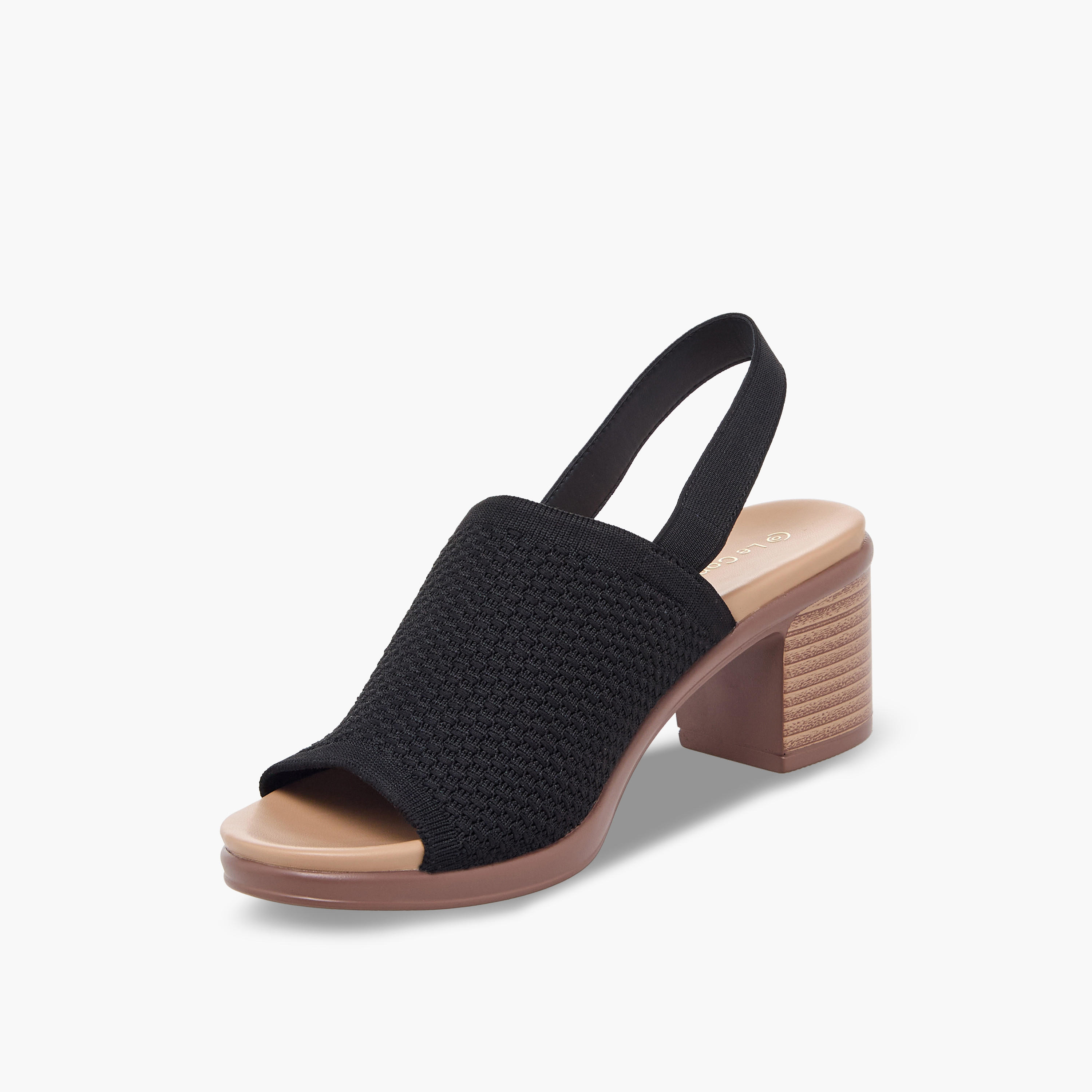 صندل بكعب سميك للنساء من لو كونفورت-women-shoes-sandals-heeled-image-4