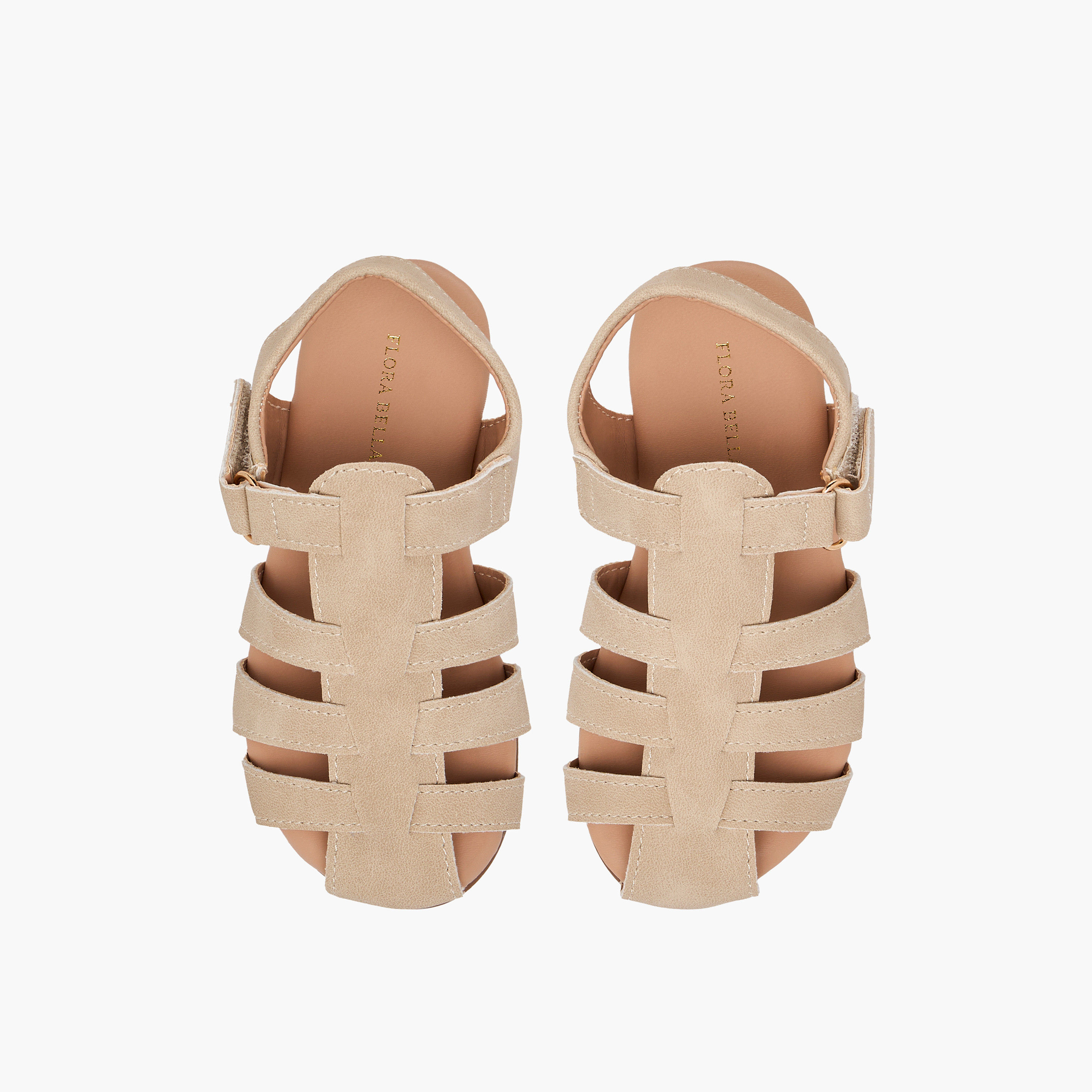 صندل بشريط إغلاق للبنات من فلورا بيلا-girls-shoes-sandals-image-1
