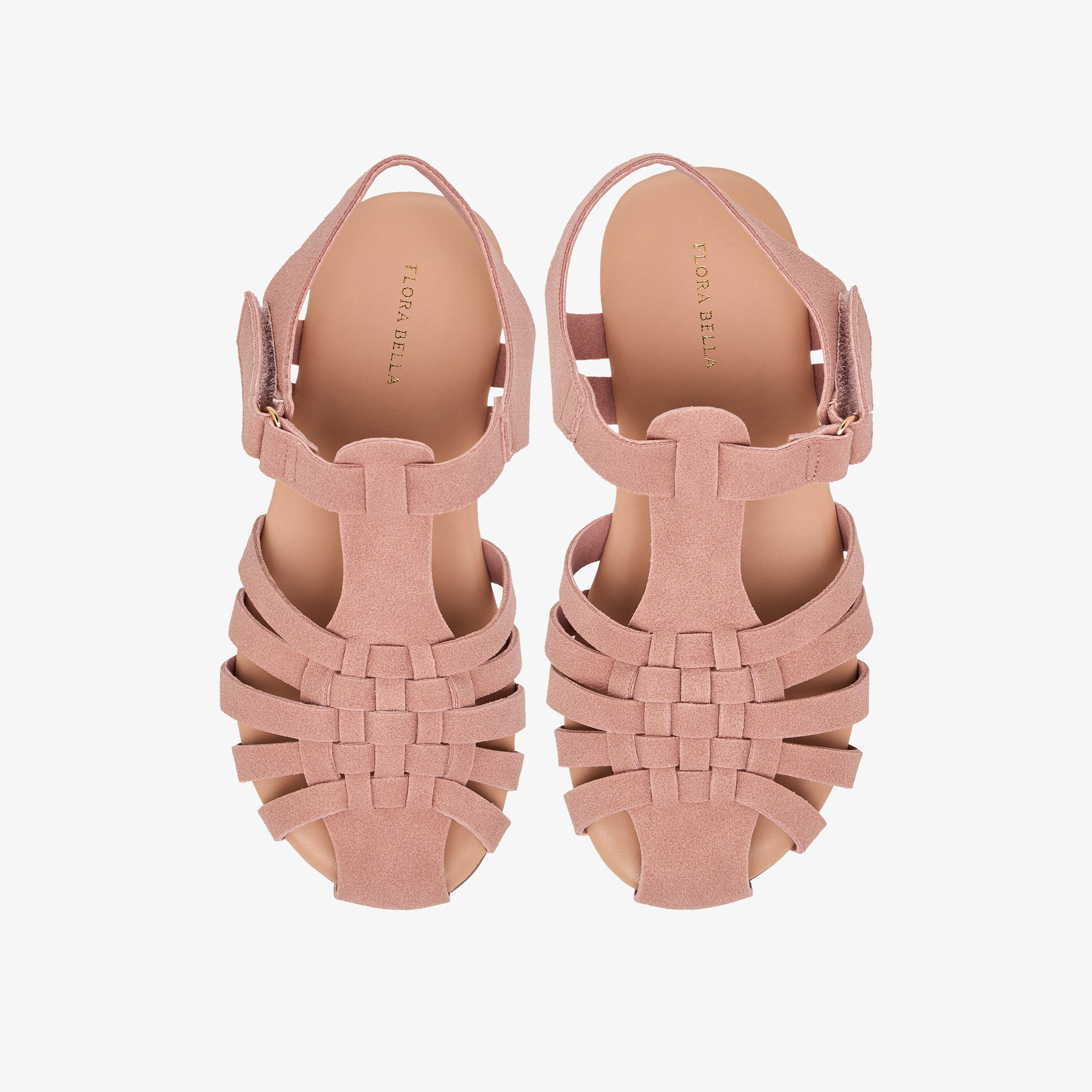 صندل بشريط إغلاق لاصق للبنات من فلورا بيلا-girls-shoes-sandals-image-1