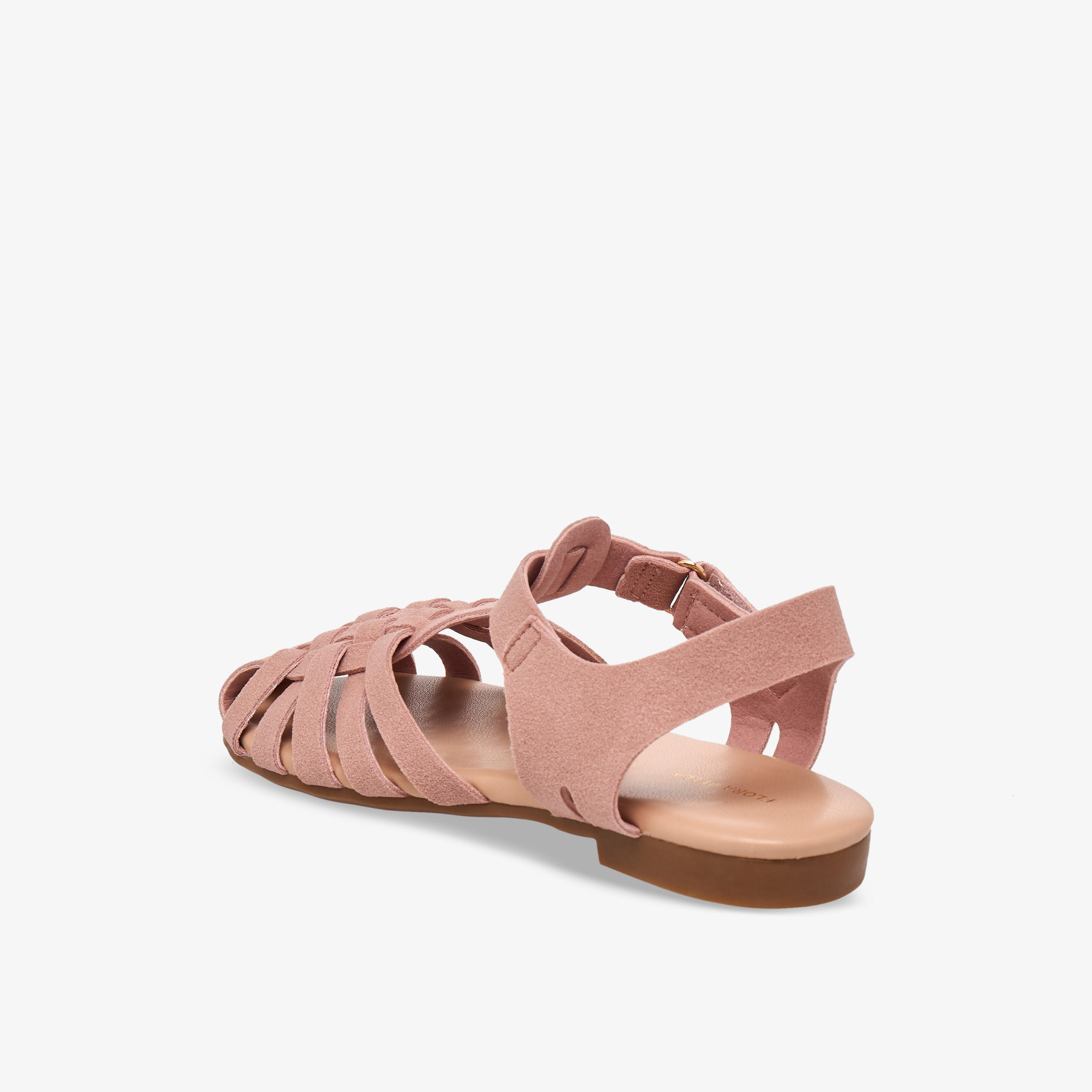 صندل بشريط إغلاق لاصق للبنات من فلورا بيلا-girls-shoes-sandals-image-4