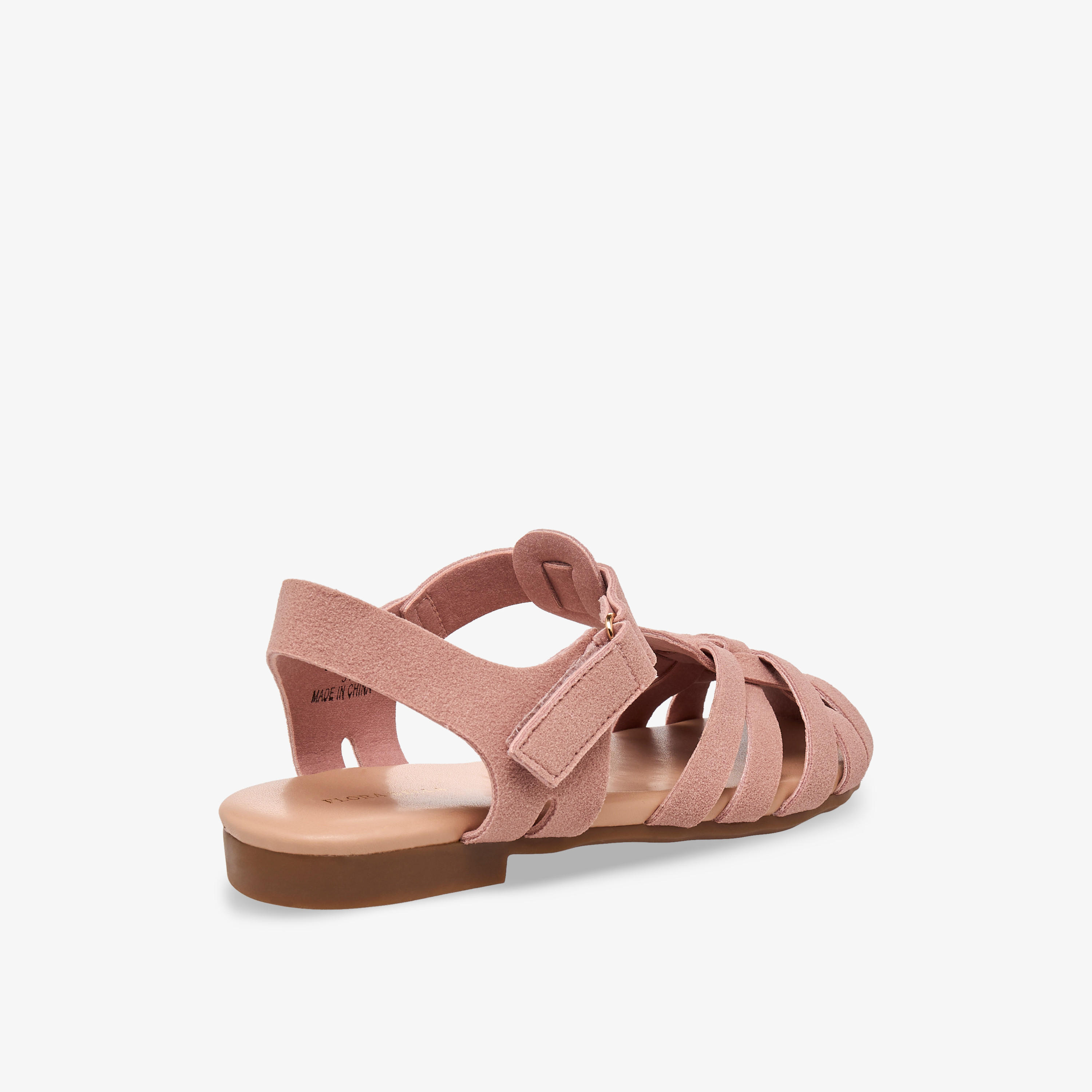 صندل بشريط إغلاق لاصق للبنات من فلورا بيلا-girls-shoes-sandals-image-5