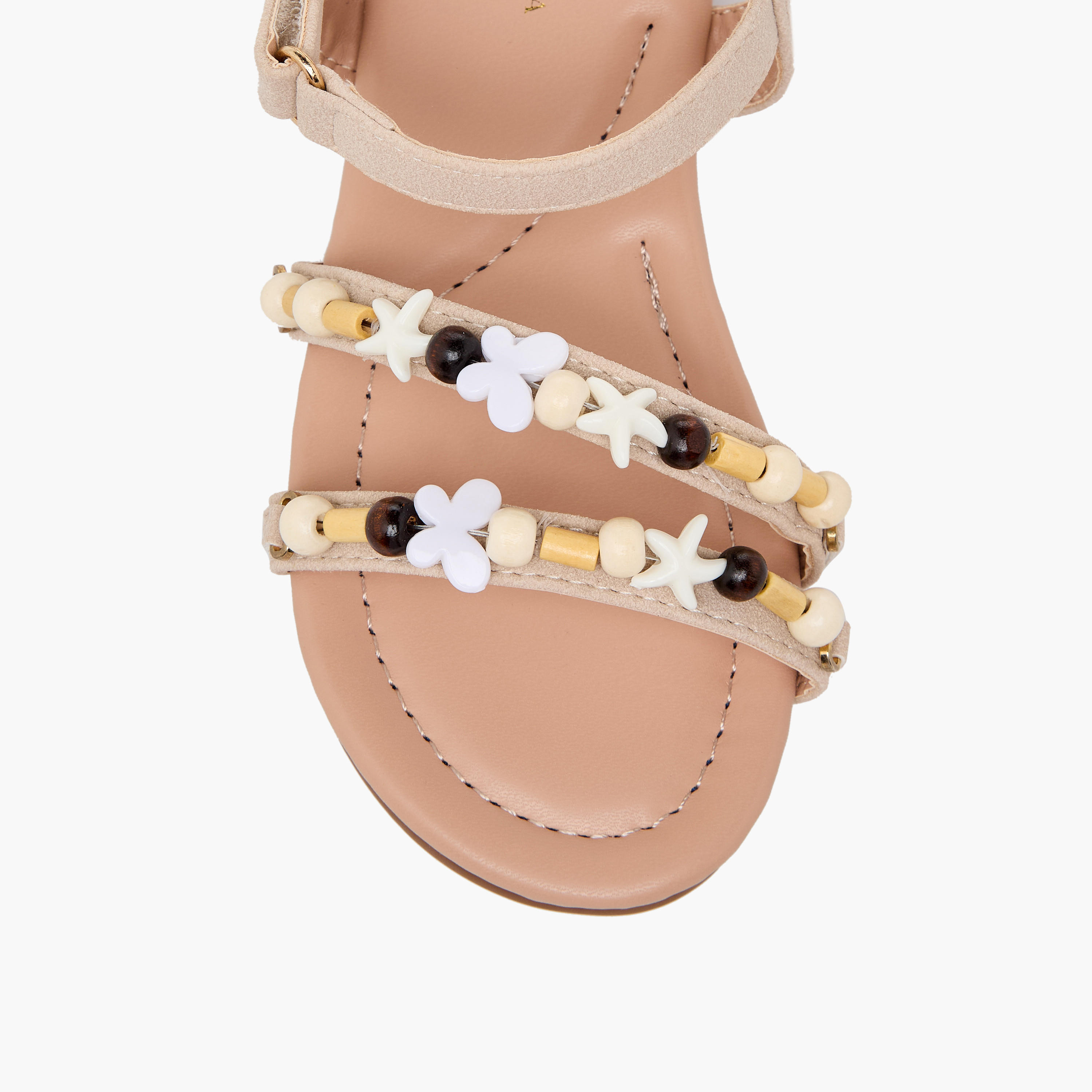 Flora Bella Girls Beaded Accent Hook & Loop Sandals-girls-shoes-sandals-image-7