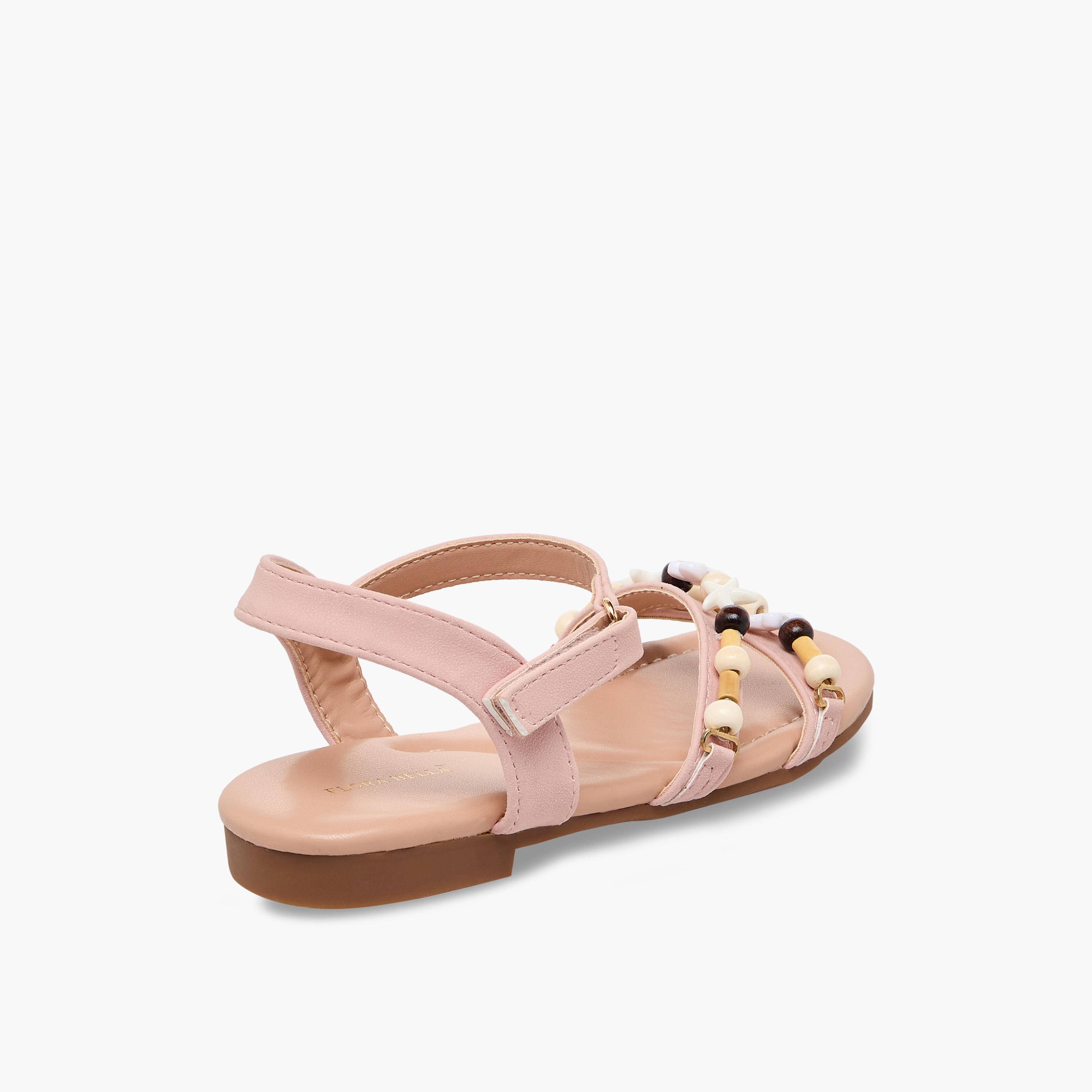 Flora Bella Girls Beaded Accent Hook & Loop Sandals-girls-shoes-sandals-image-6