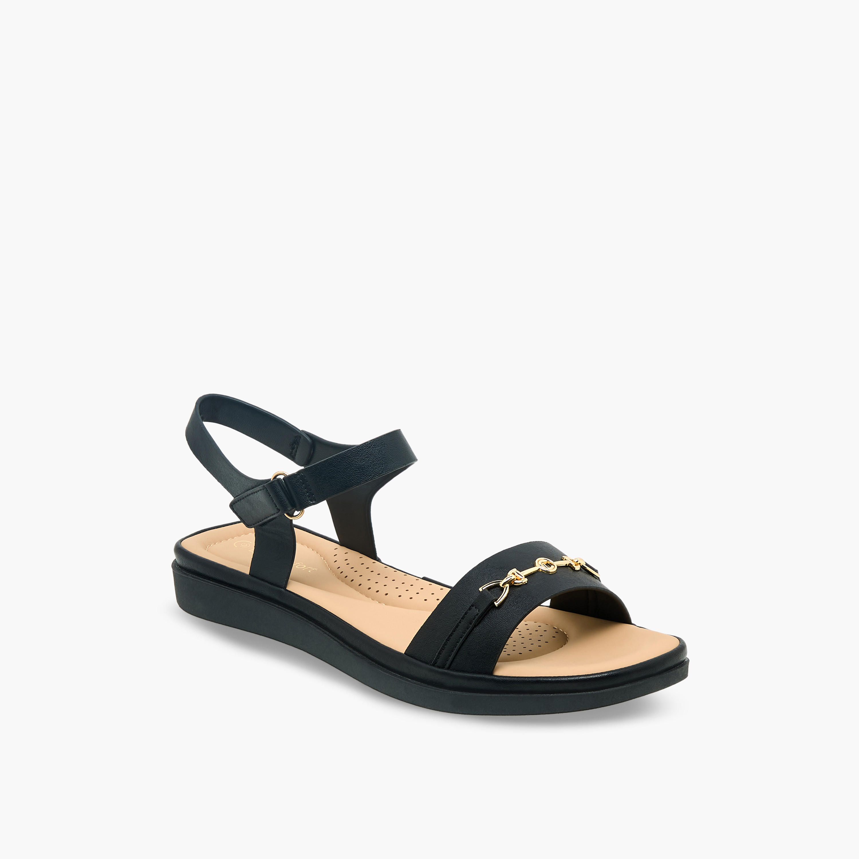 Le Confort Women Hook & Loop Sandals-women-shoes-flats-sandals-image-2