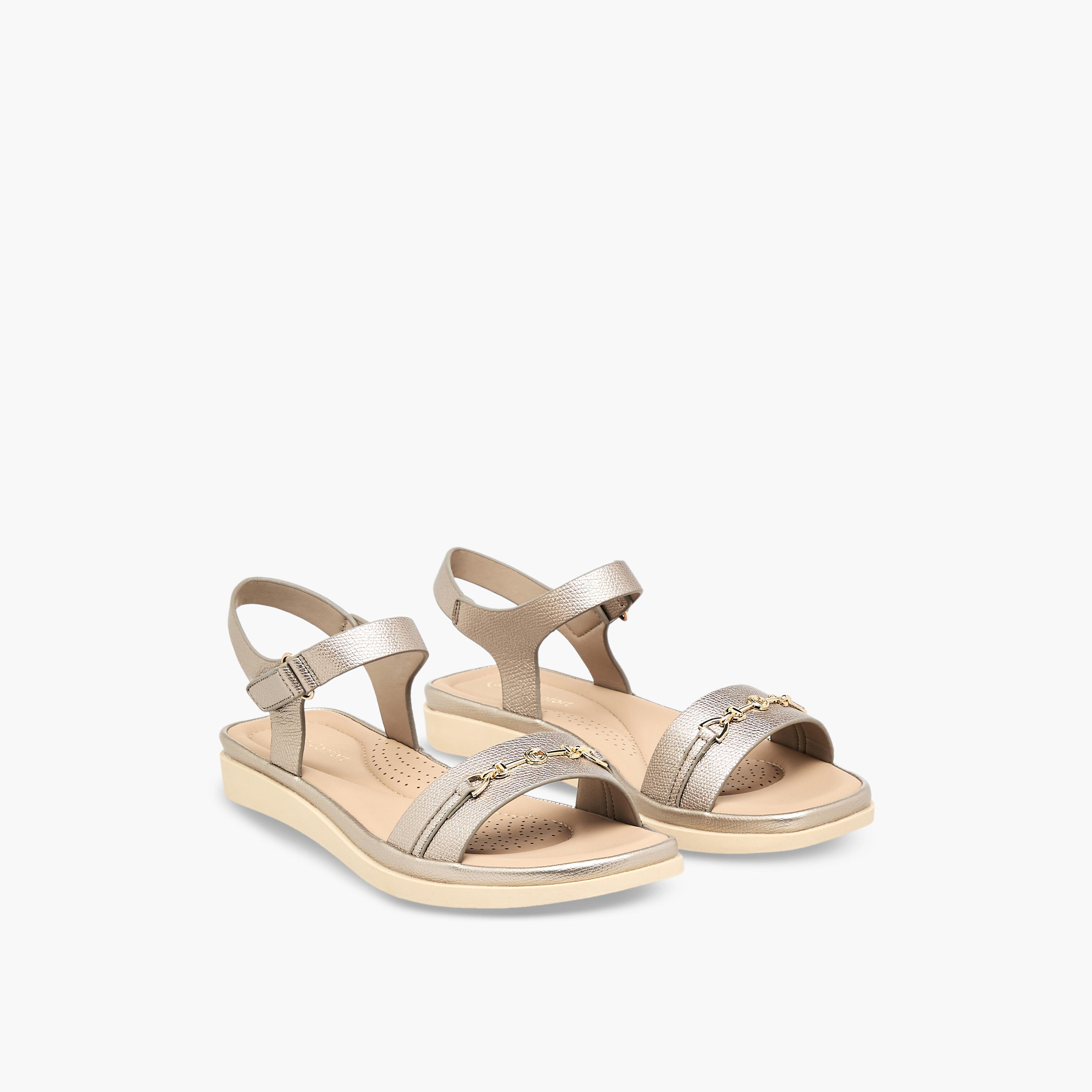 Le Confort Women Hook & Loop Sandals-women-shoes-flats-sandals-image-1